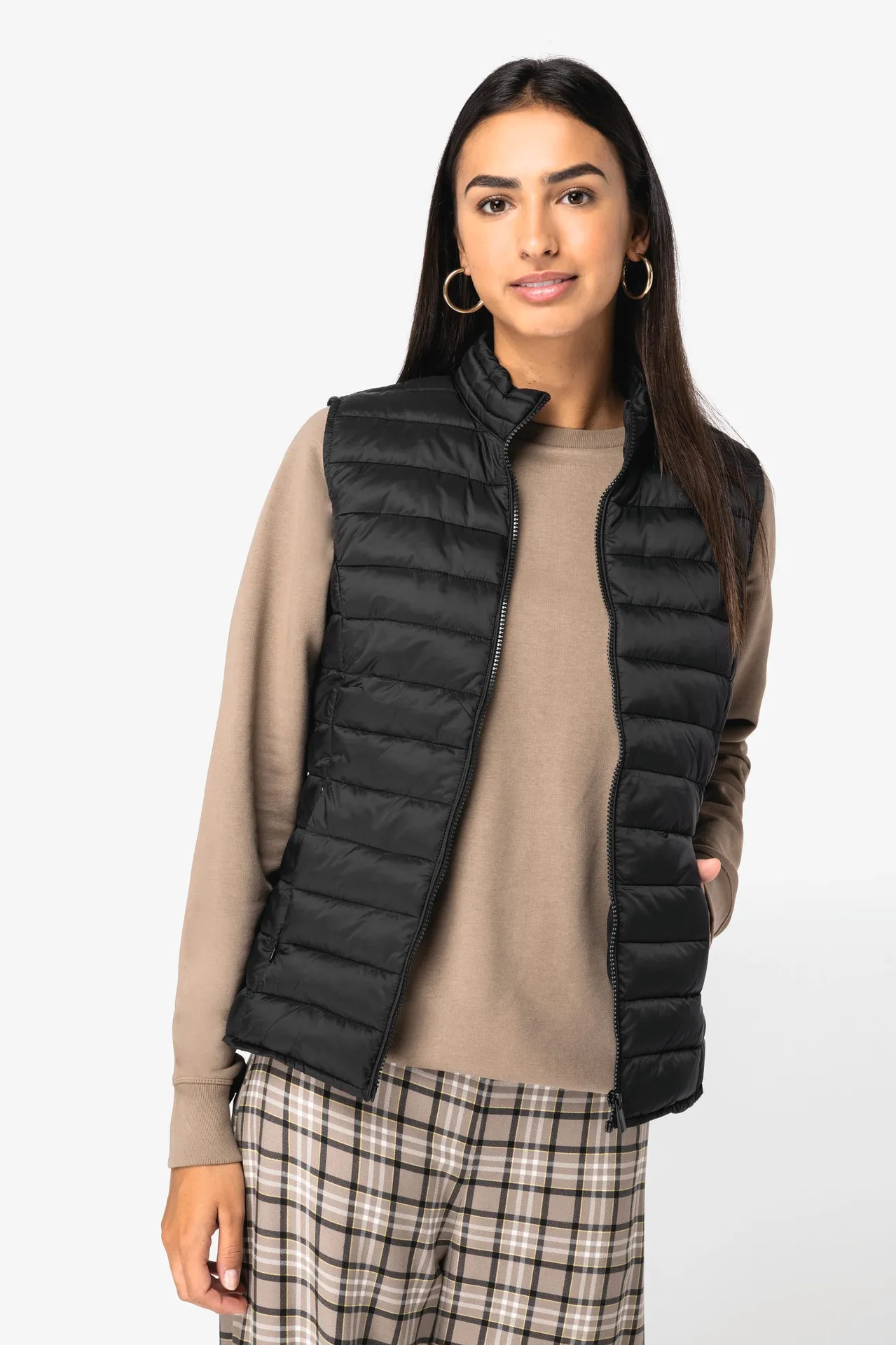 Leichter umweltfreundlicher Bodywarmer für Damen
