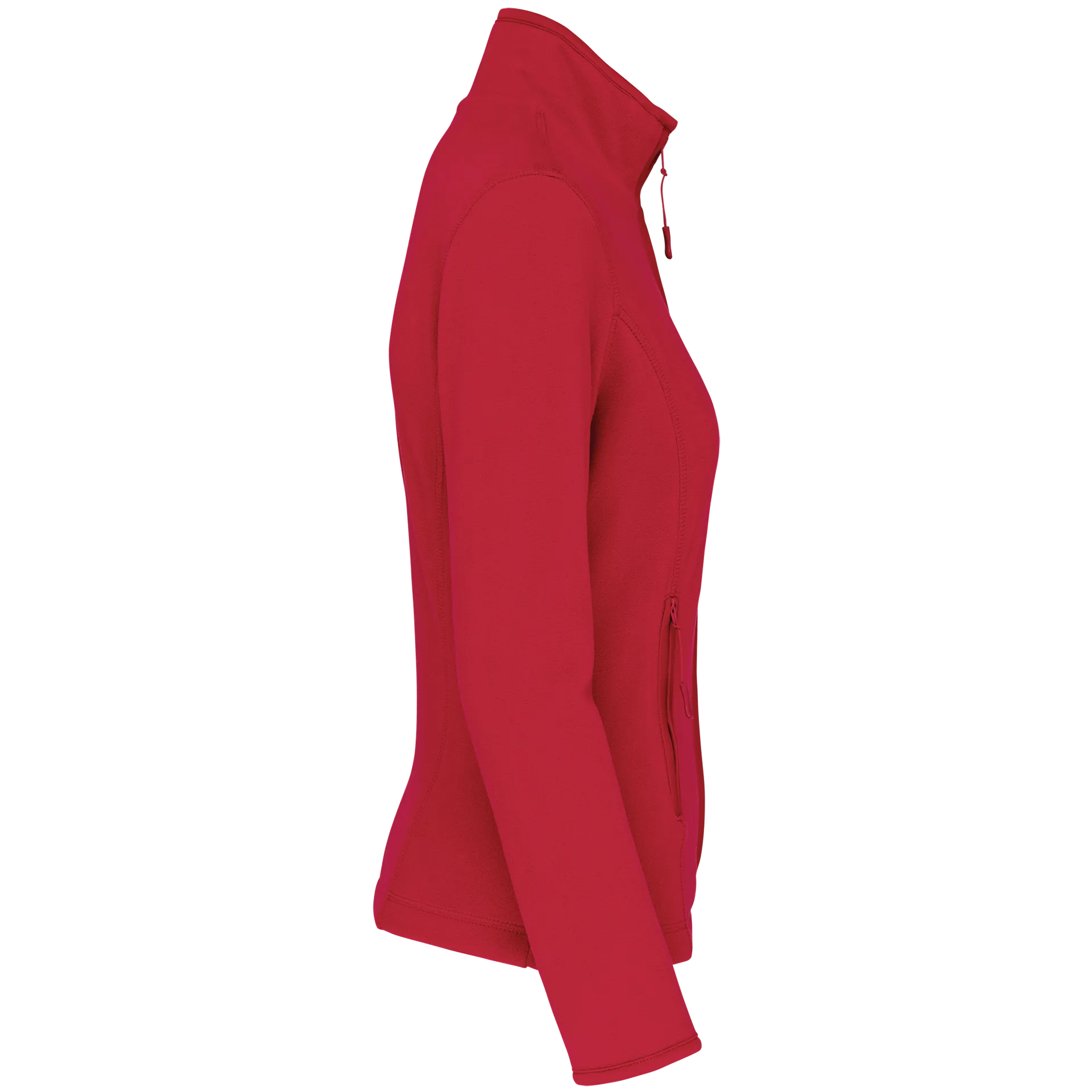 Mikrofleece-Jacke mit Reißverschluss für Damen