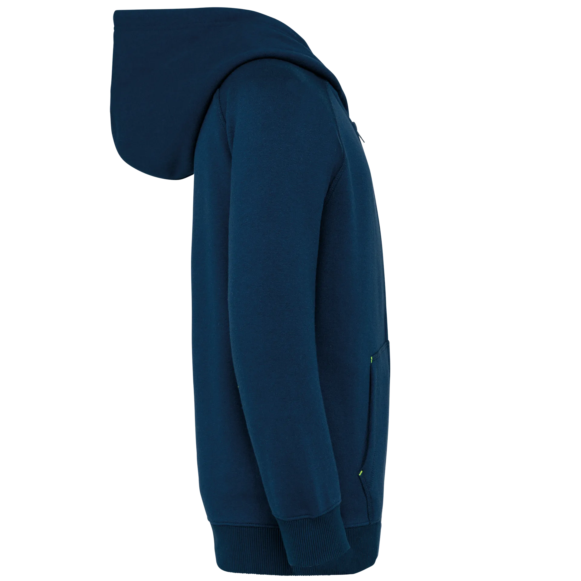 Kinderjacke mit Reißverschluss und Kapuze