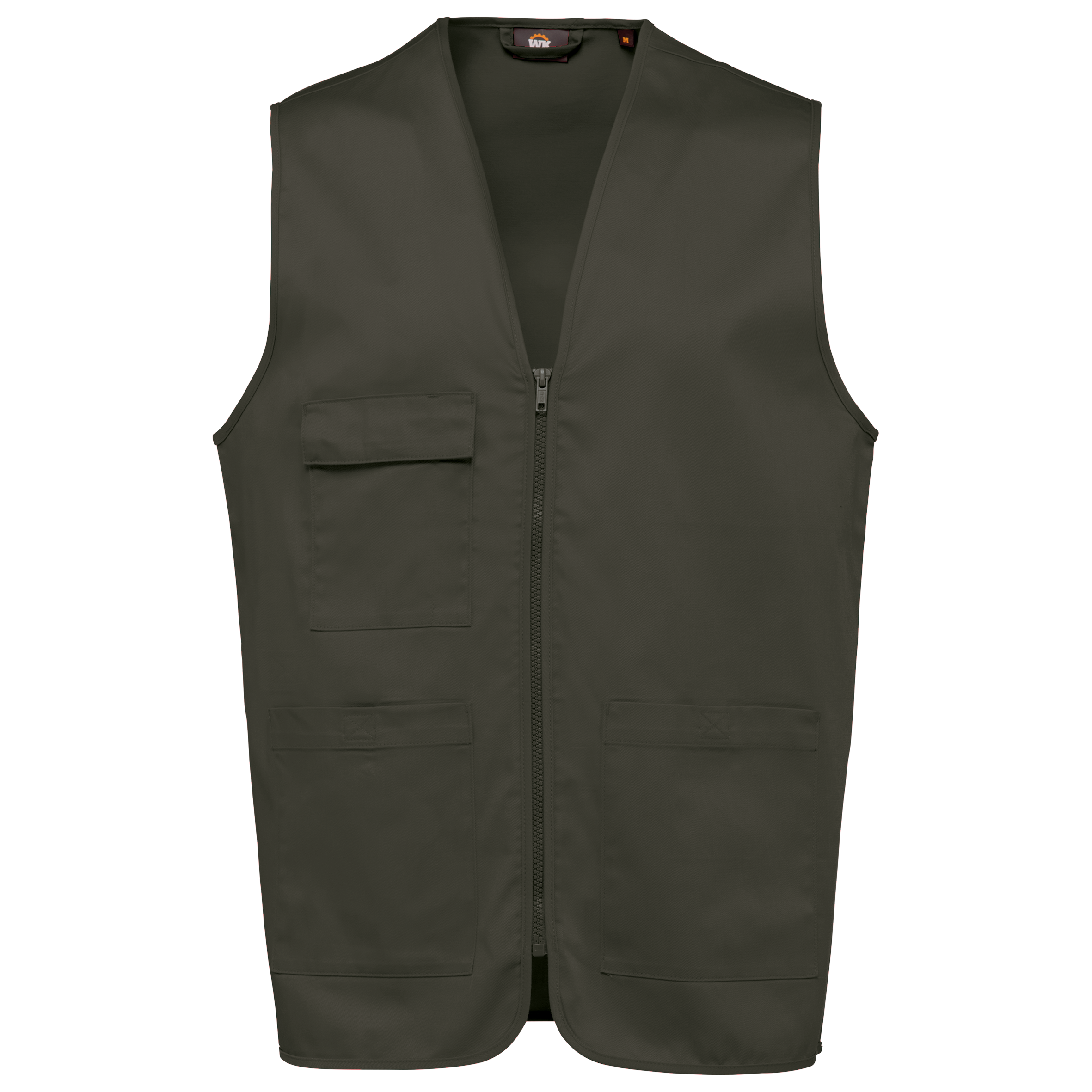 Unisex-Weste aus  Baumwollpolyester mit mehreren Taschen