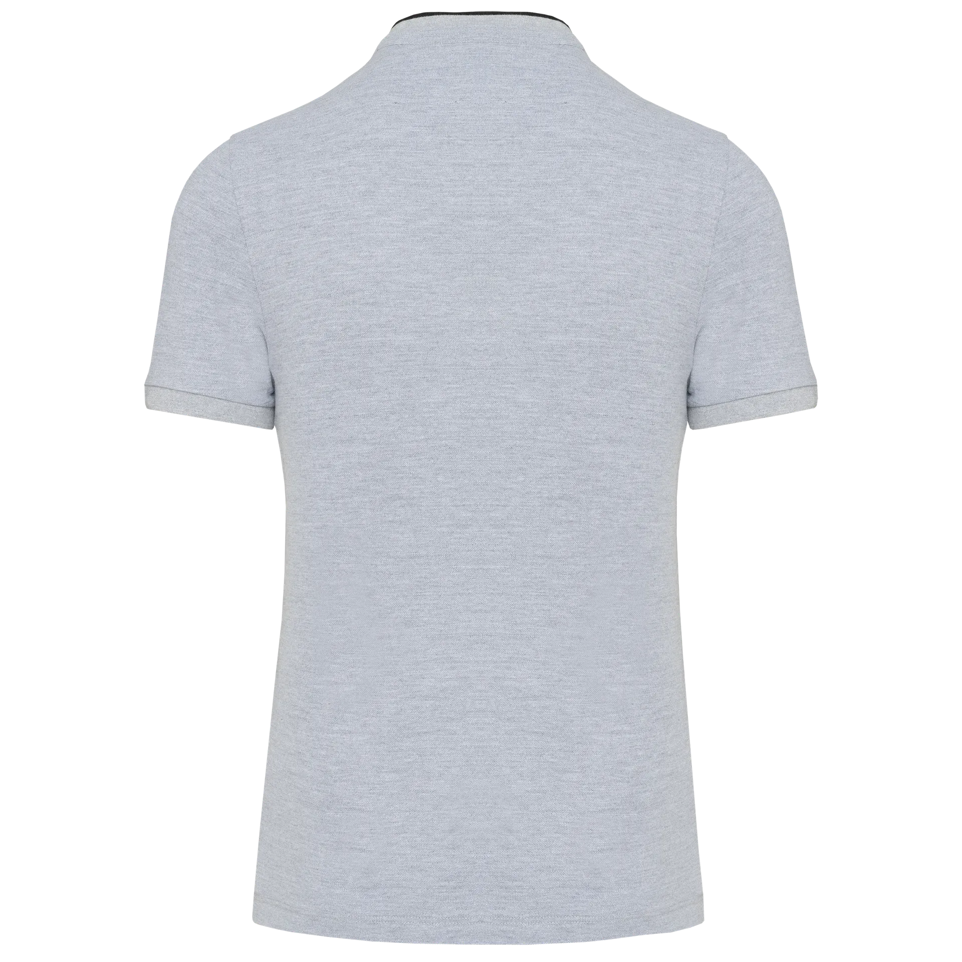 Kurzarm-Polohemd für Herren mit Maokragen