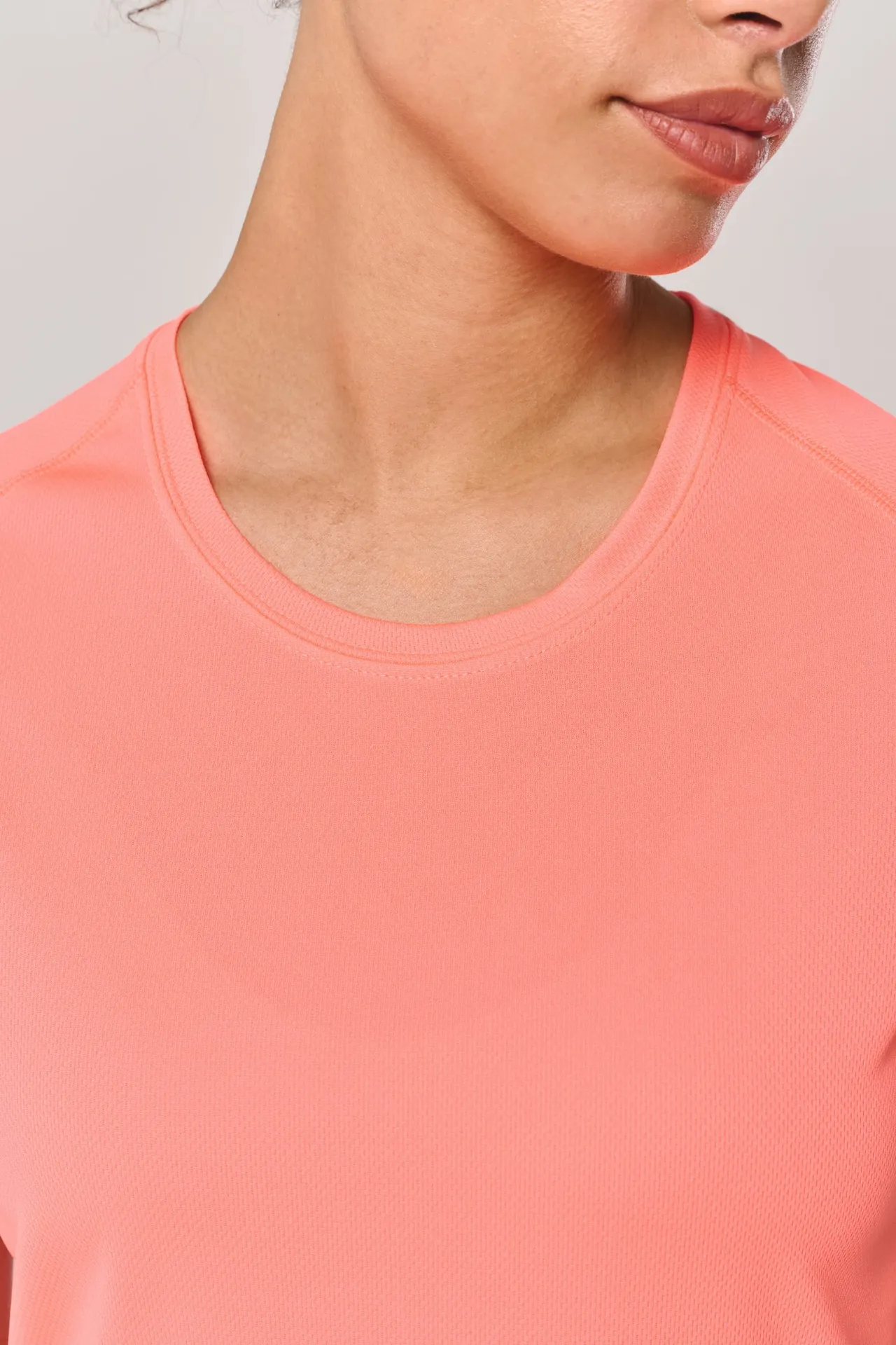 Damen Basic Sport Funktionsshirt Kurzarm