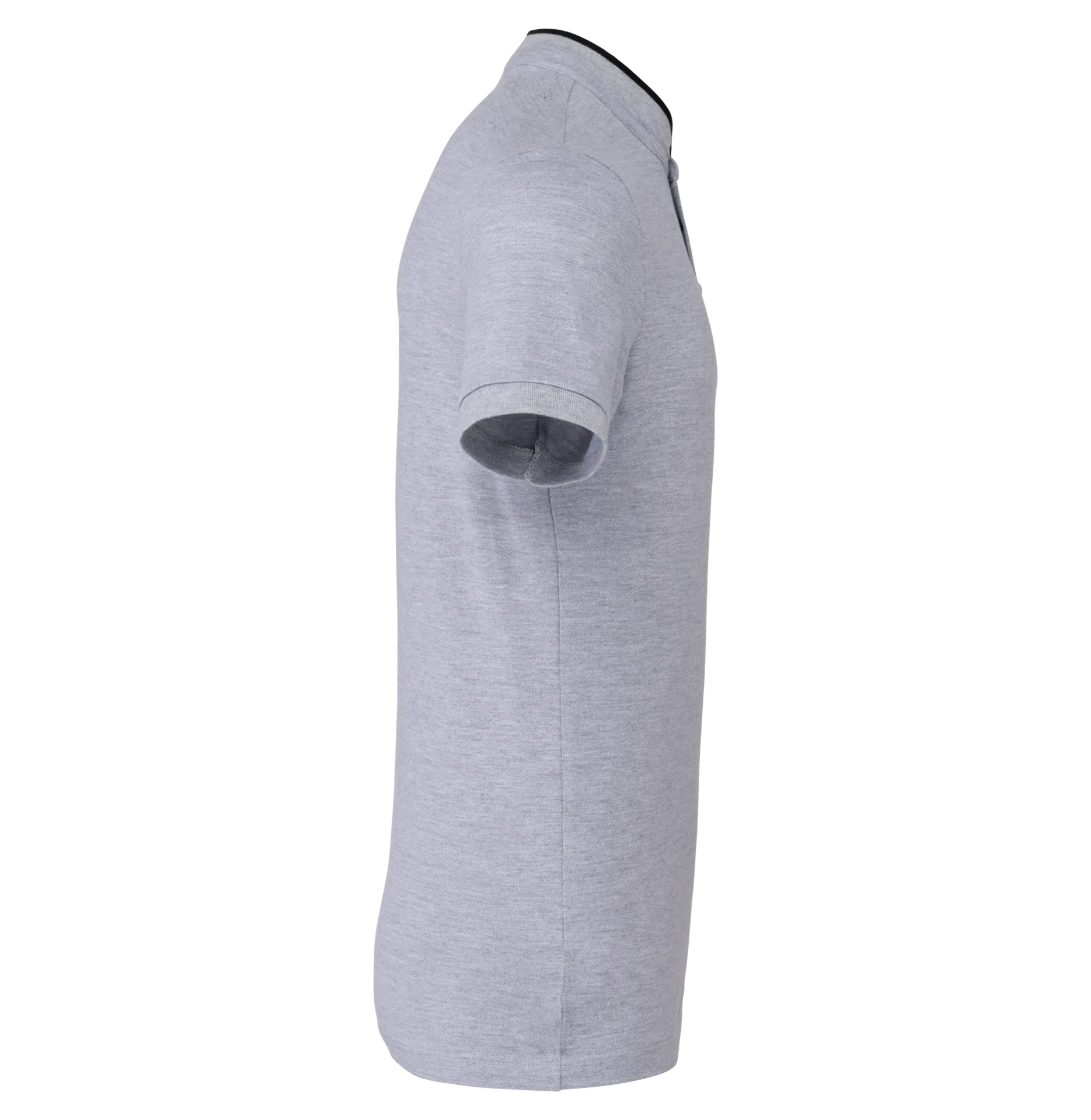 Kurzarm-Polohemd für Herren mit Maokragen