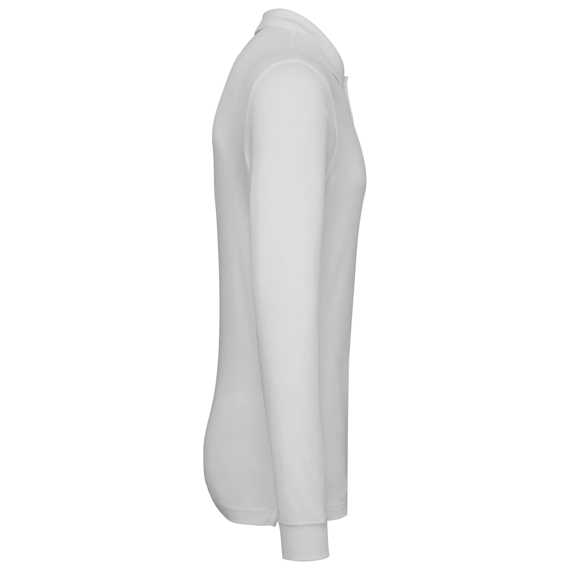 Herren Piqué-Polohemd lange Ärmel Bio-180