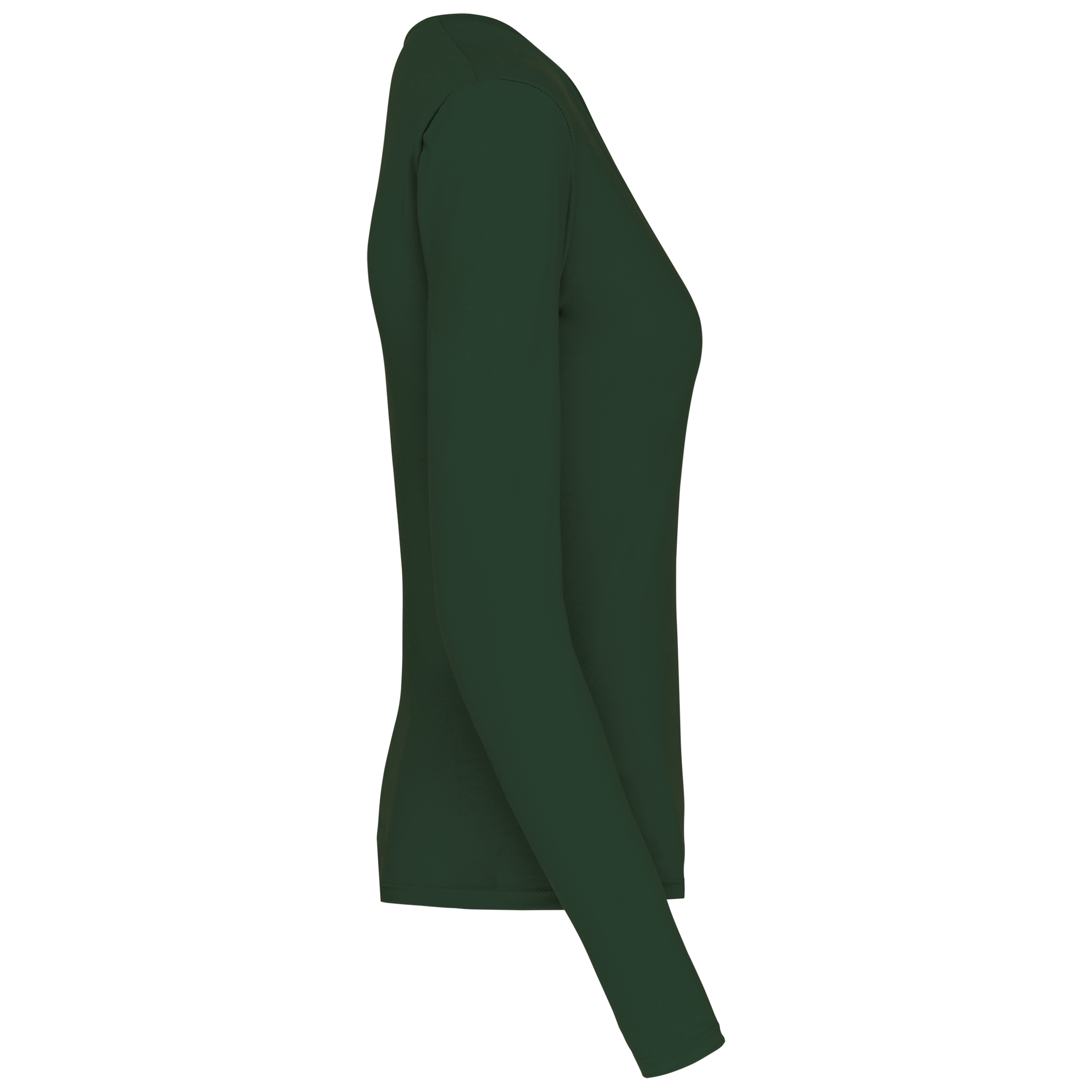 Damen-Langarmshirt mit V-Ausschnitt