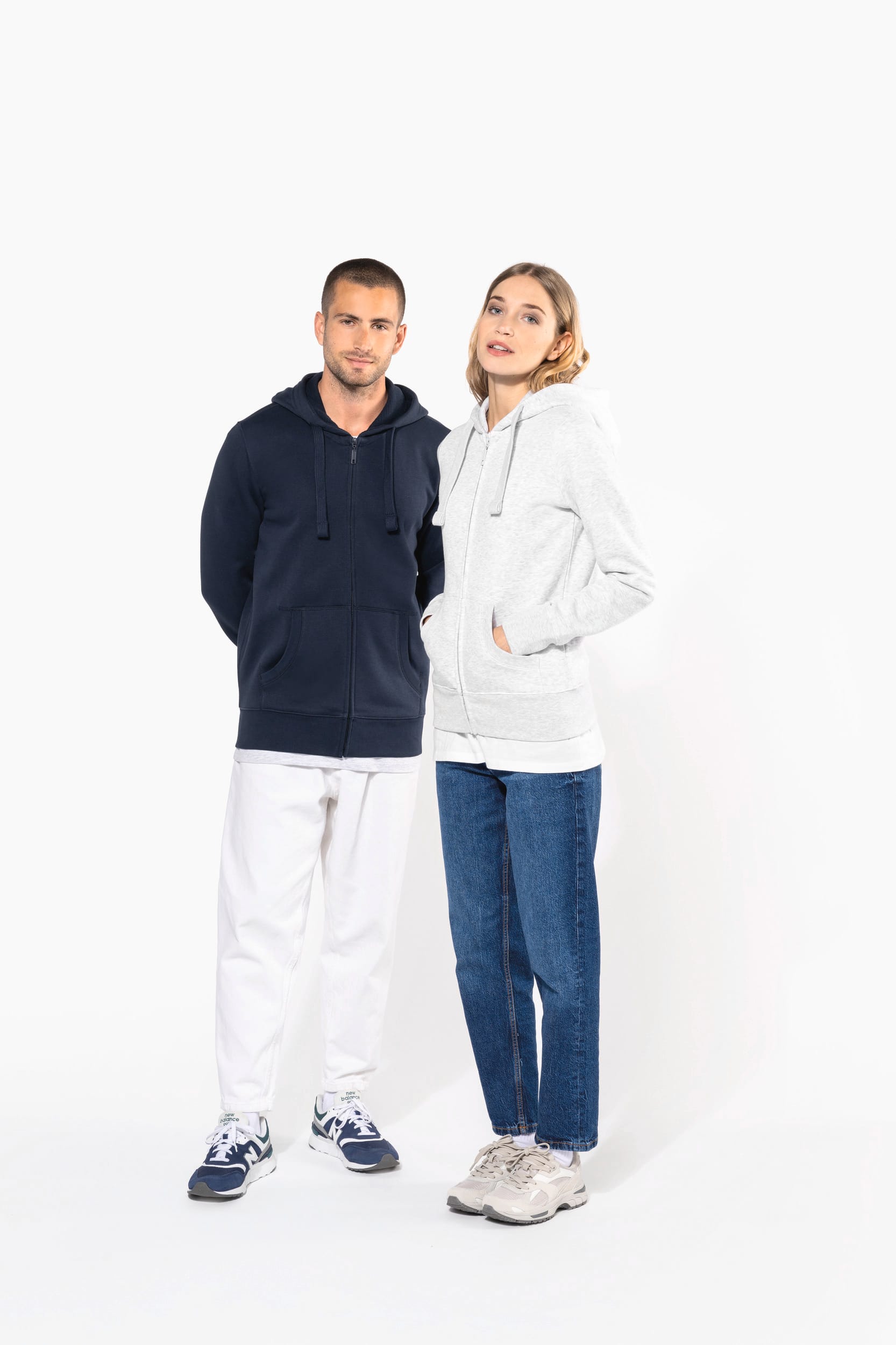 DAMEN KAPUZENSHIRT mit Reißververschluss