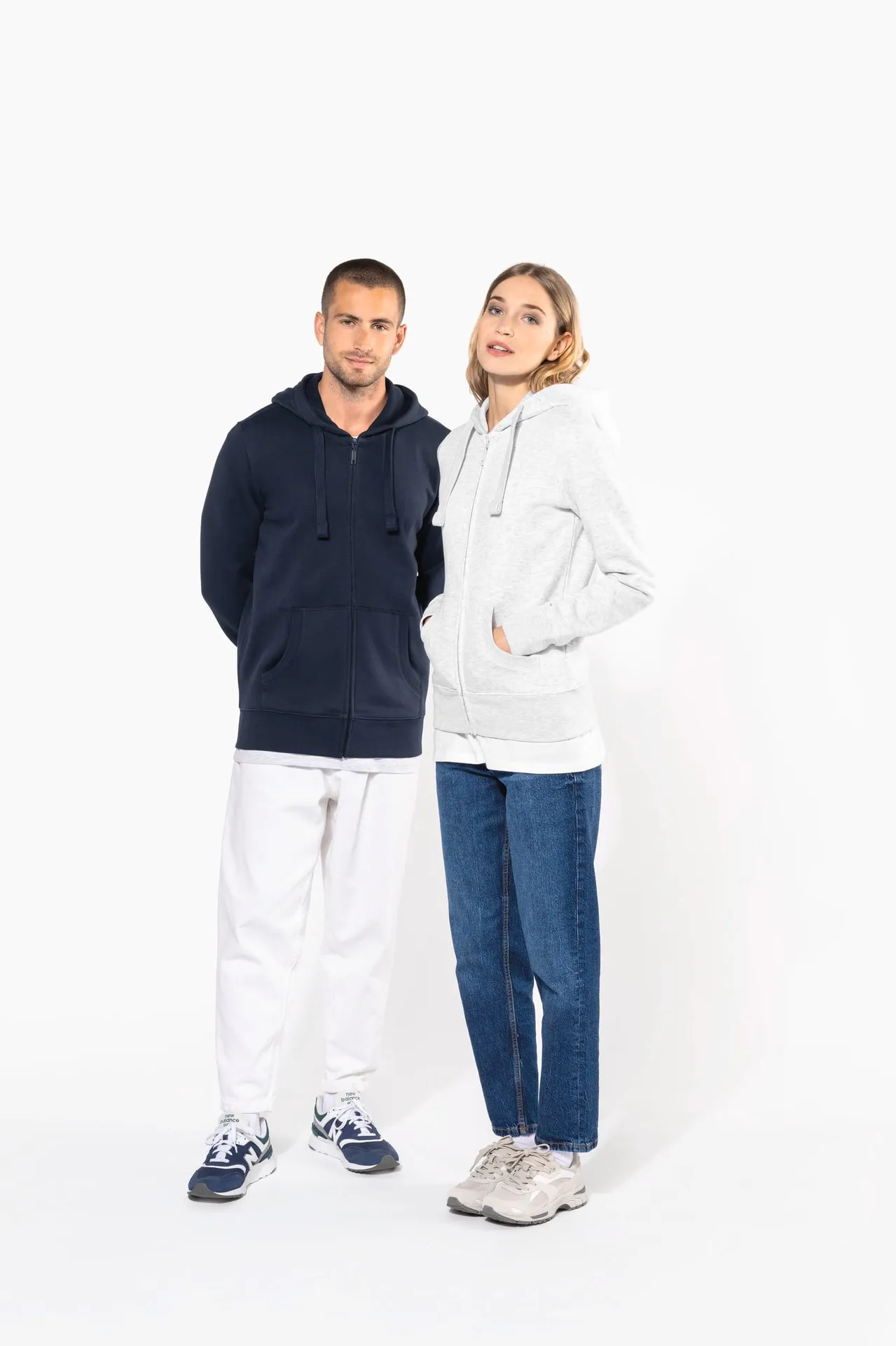 DAMEN KAPUZENSHIRT mit Reißververschluss