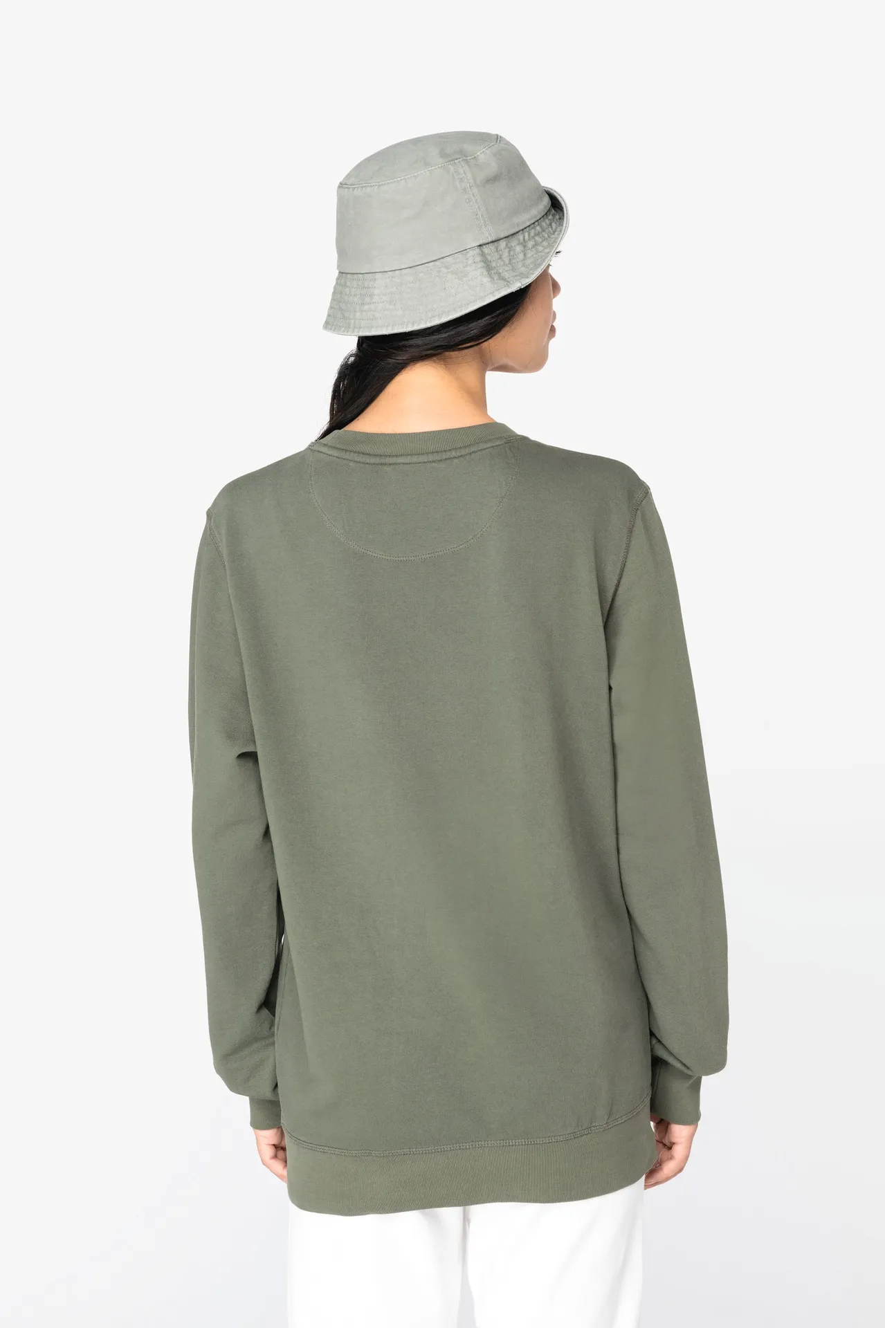 Umweltfreundliches Unisex Sweatshirt mit Rundhalsausschnitt aus French Terry