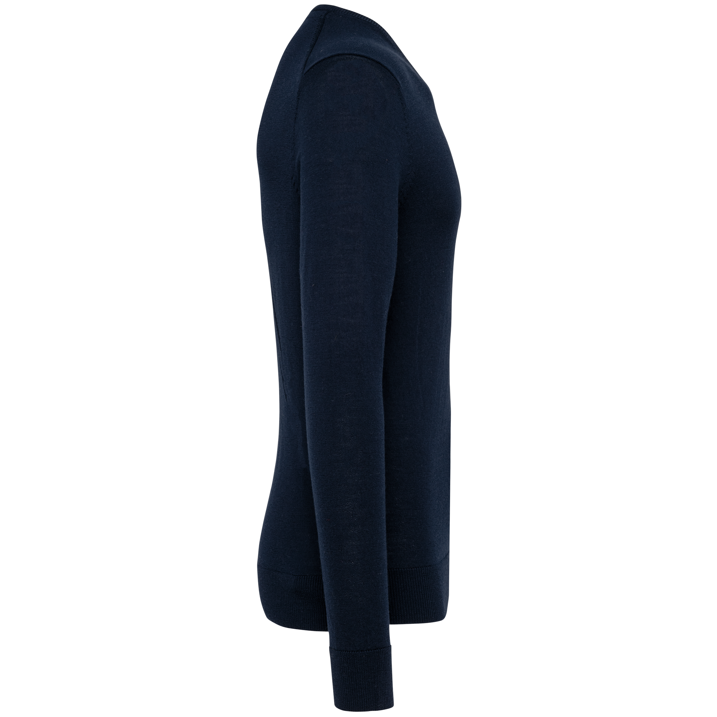 Merino-Herrenpullover mit V-Ausschnitt
