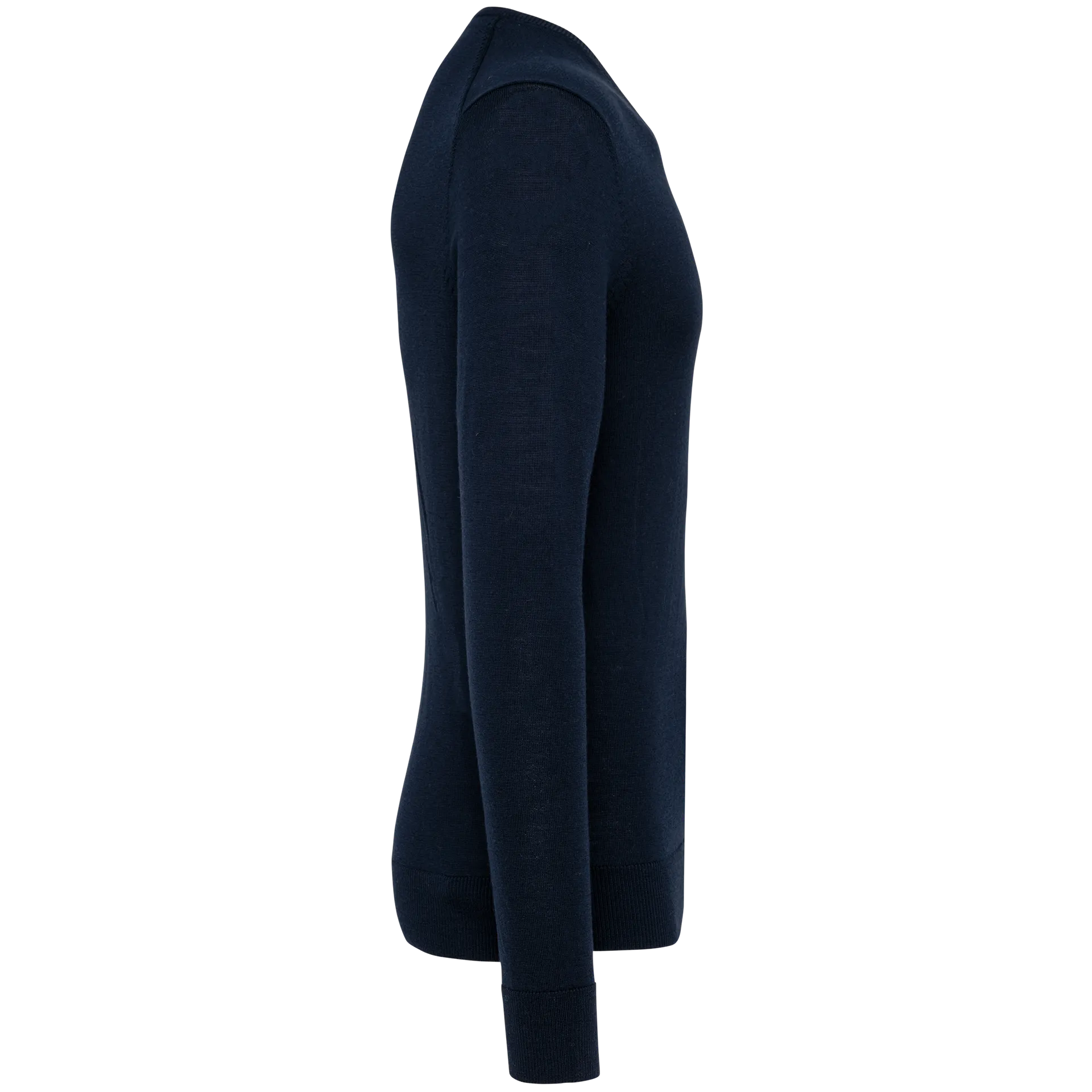 Merino-Herrenpullover mit V-Ausschnitt