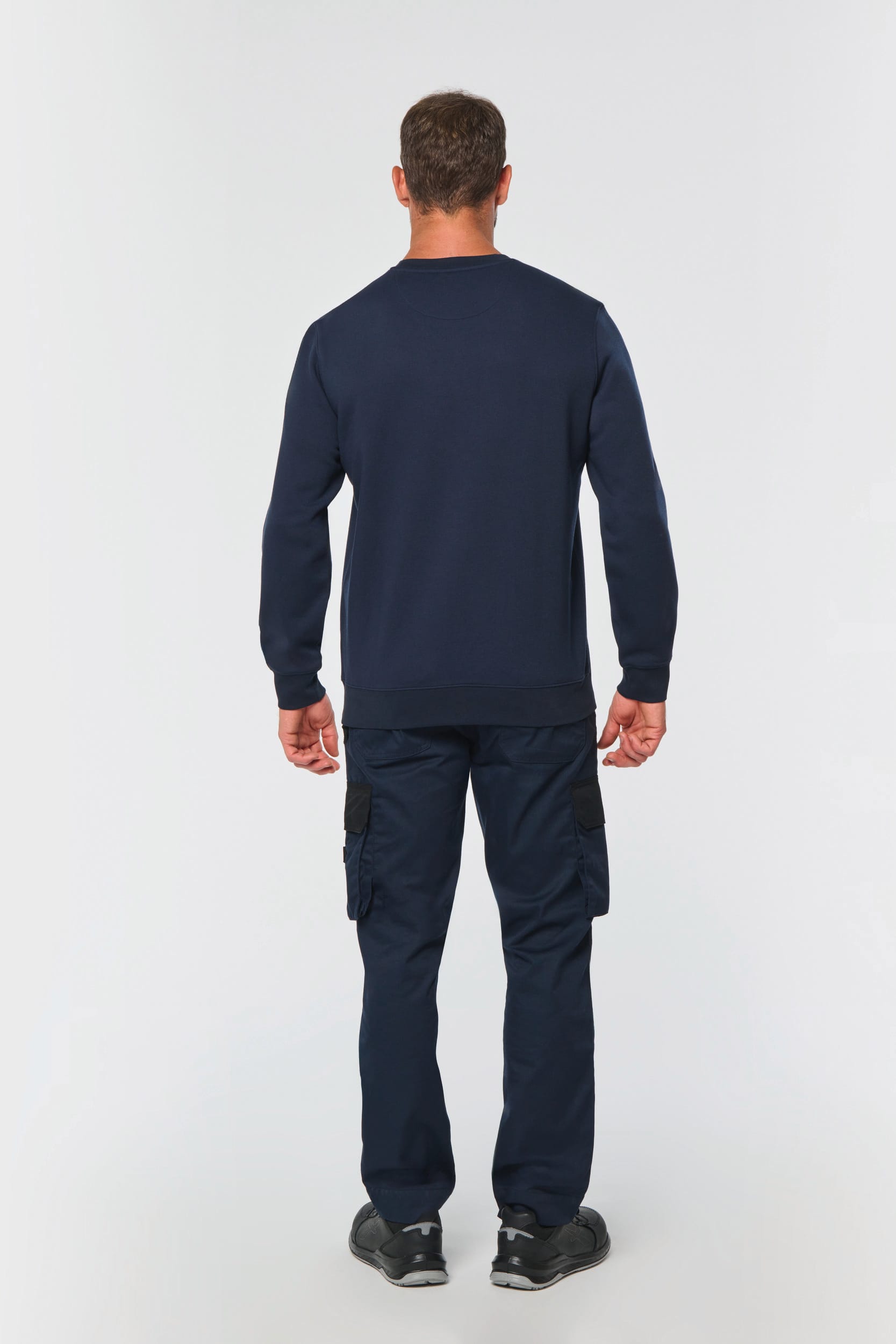 Day To Day Unisex-Sweatshirt mit kontrastfarbener zip Tasche Day To Day Unisex-Sweatshirt mit kontrastfarbener zip Tasche