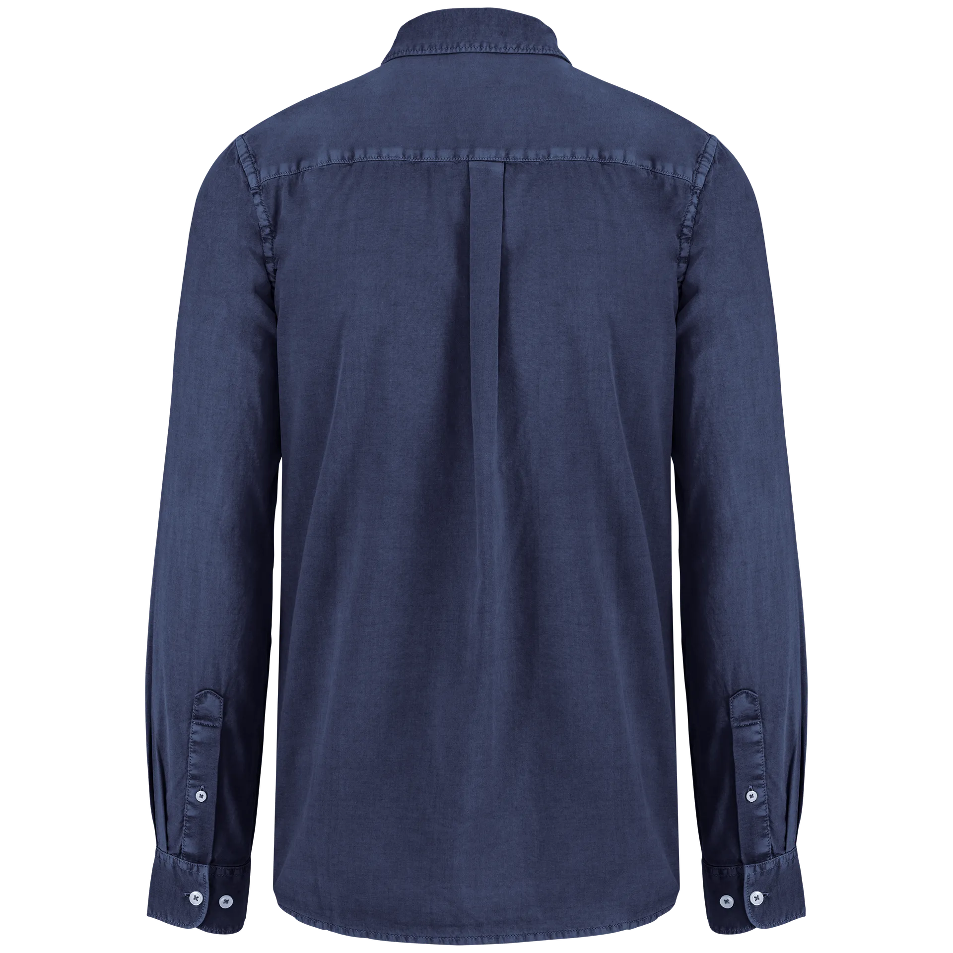 Umweltfreundliches ausgewaschenes Herrenhemd