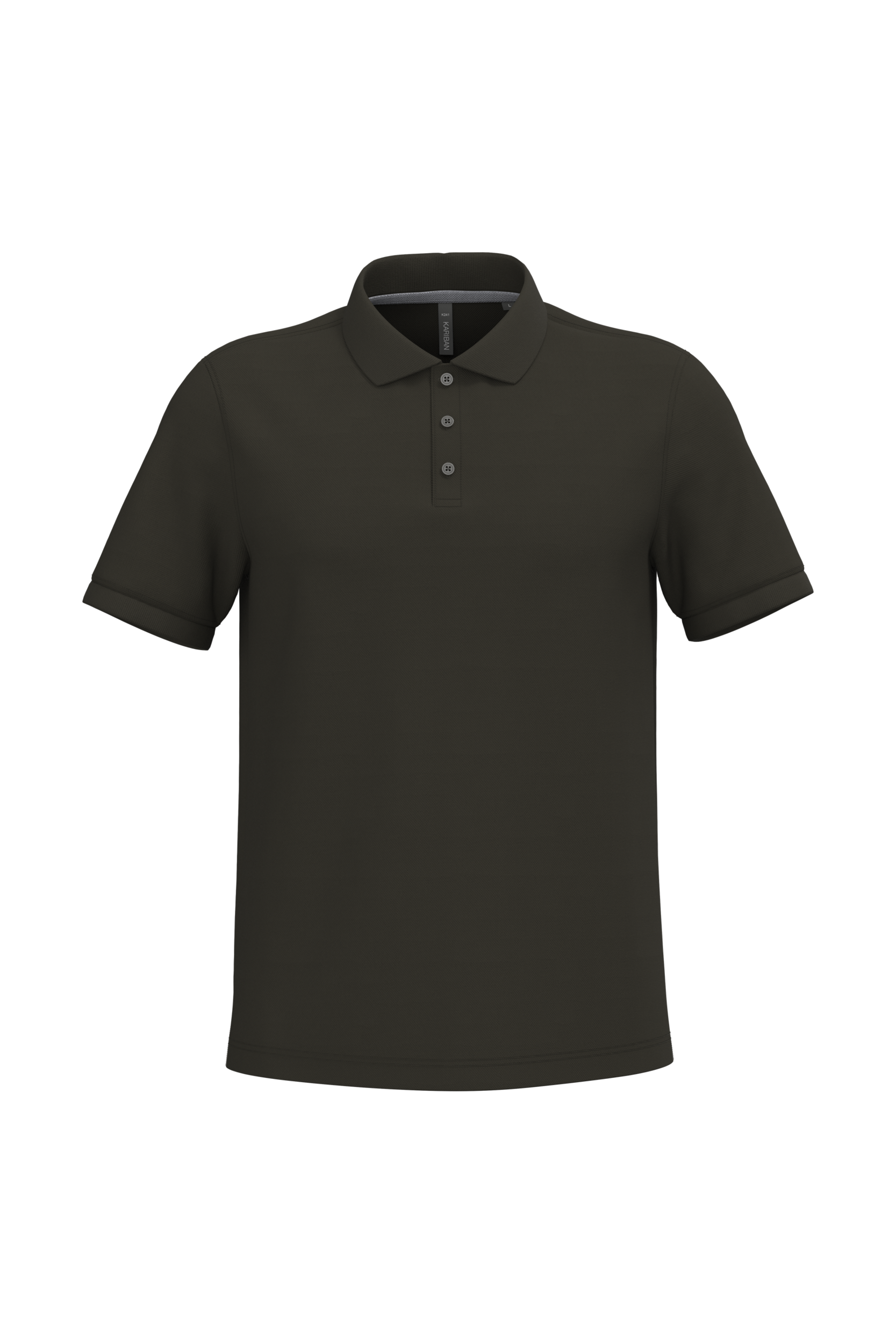 Kurzarm-Polohemd für Herren. Aus Baumwollpiqué