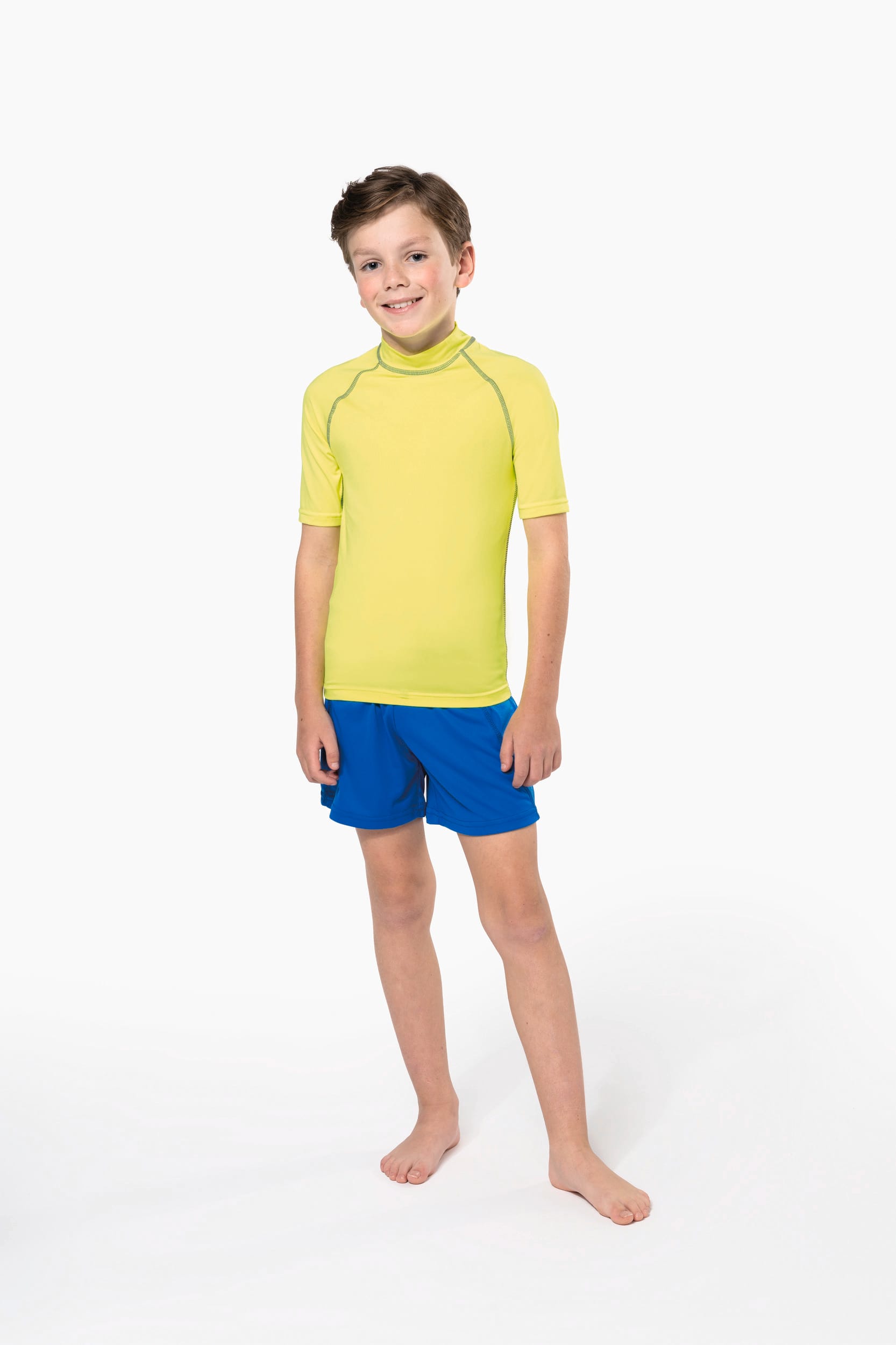 Kinder-Funktionsshirt Kurzarm und UV-Schutz