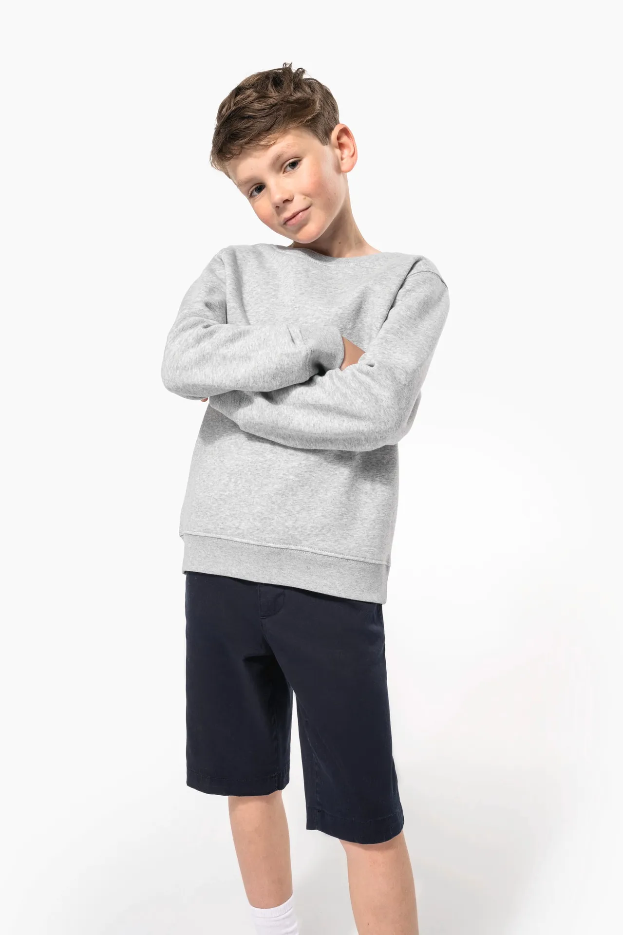 Sweatshirt mit Rundhalsausschnitt für Kinder