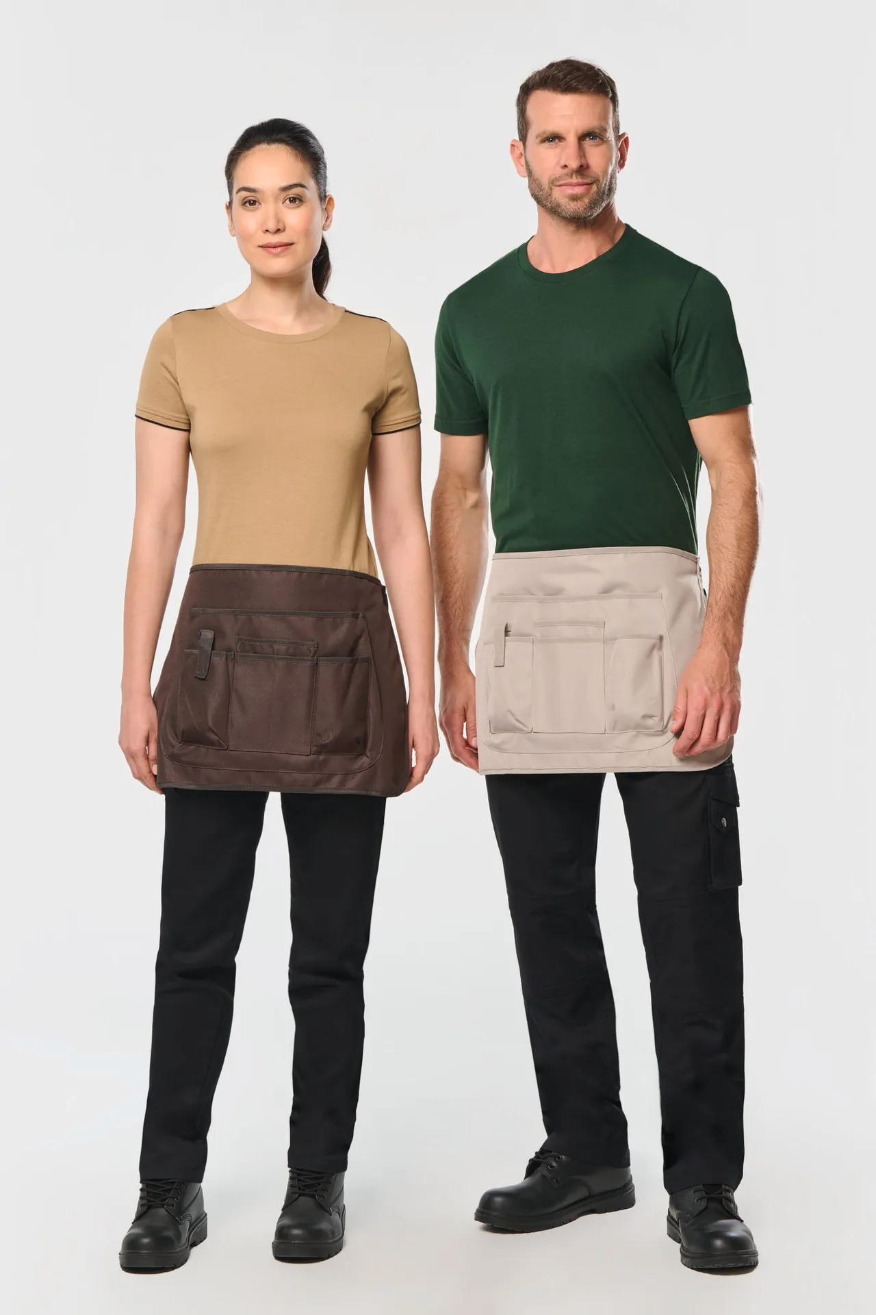 Kurze umweltfreundliche Unisex-Gärtnerschürze