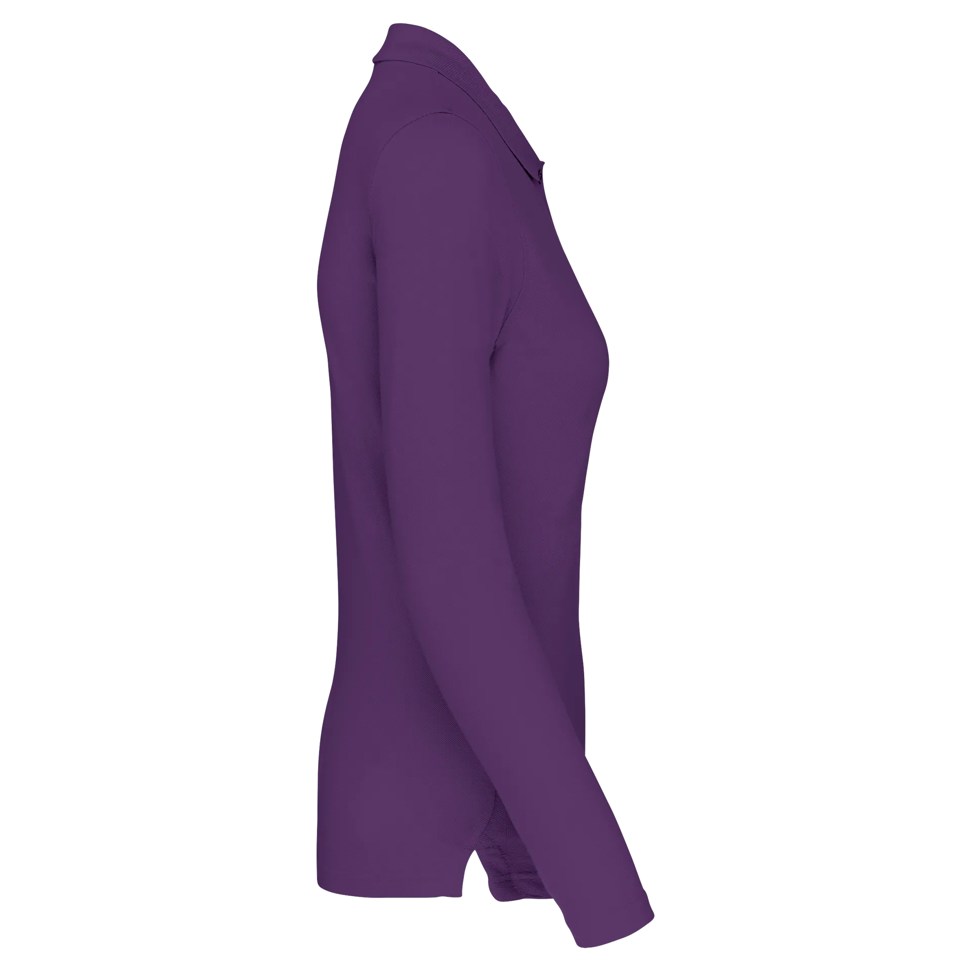 Damen Piqué Poloshirt Langarm
