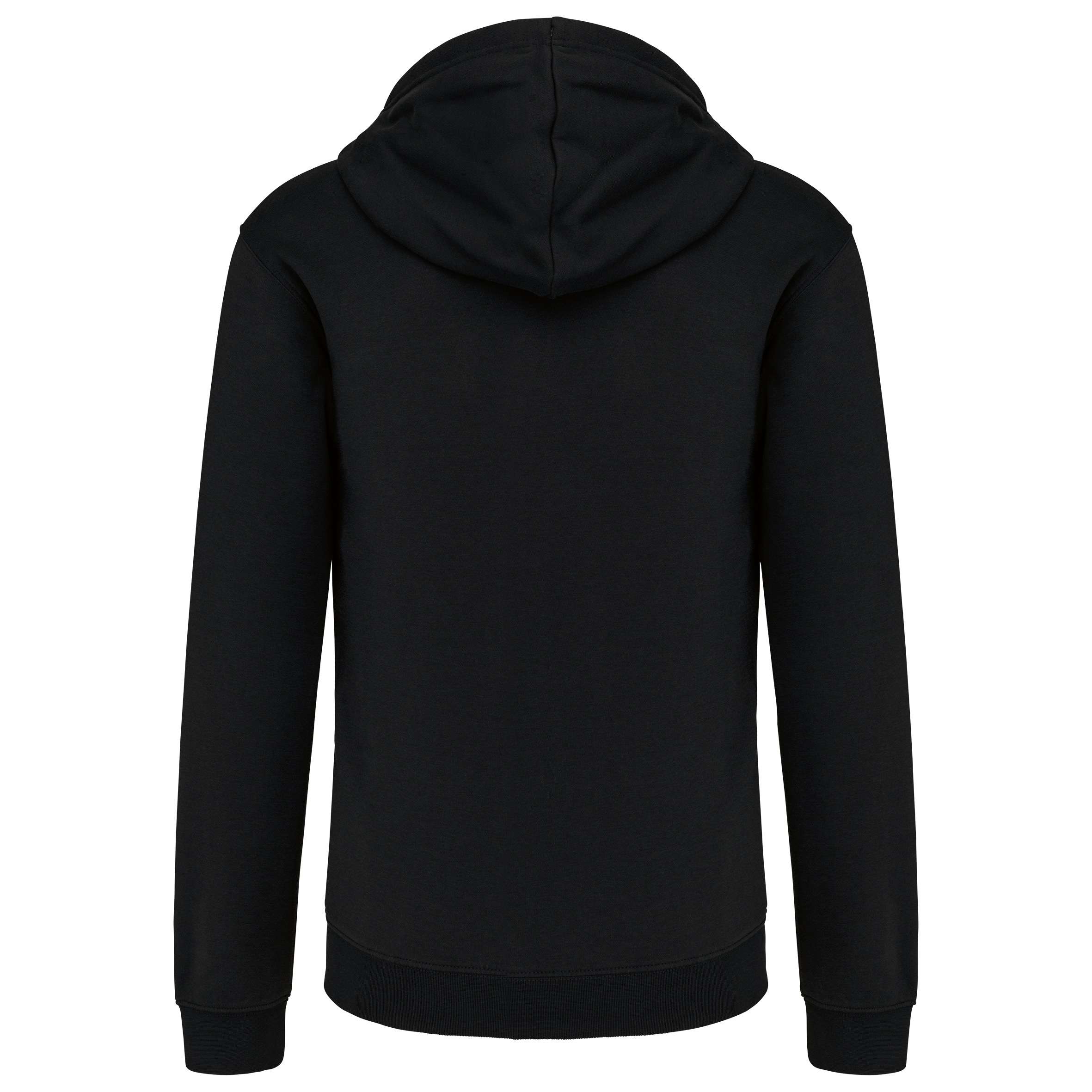 HERREN-KAPUZENSWEATSHIRT BICOLOR mit Reißverschluss