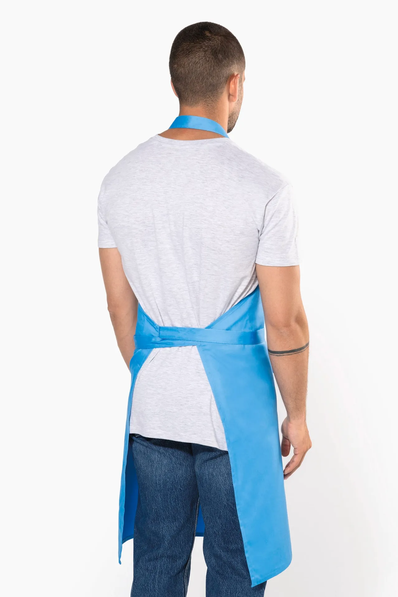 Schürze aus mischgewebe ohne Tasche