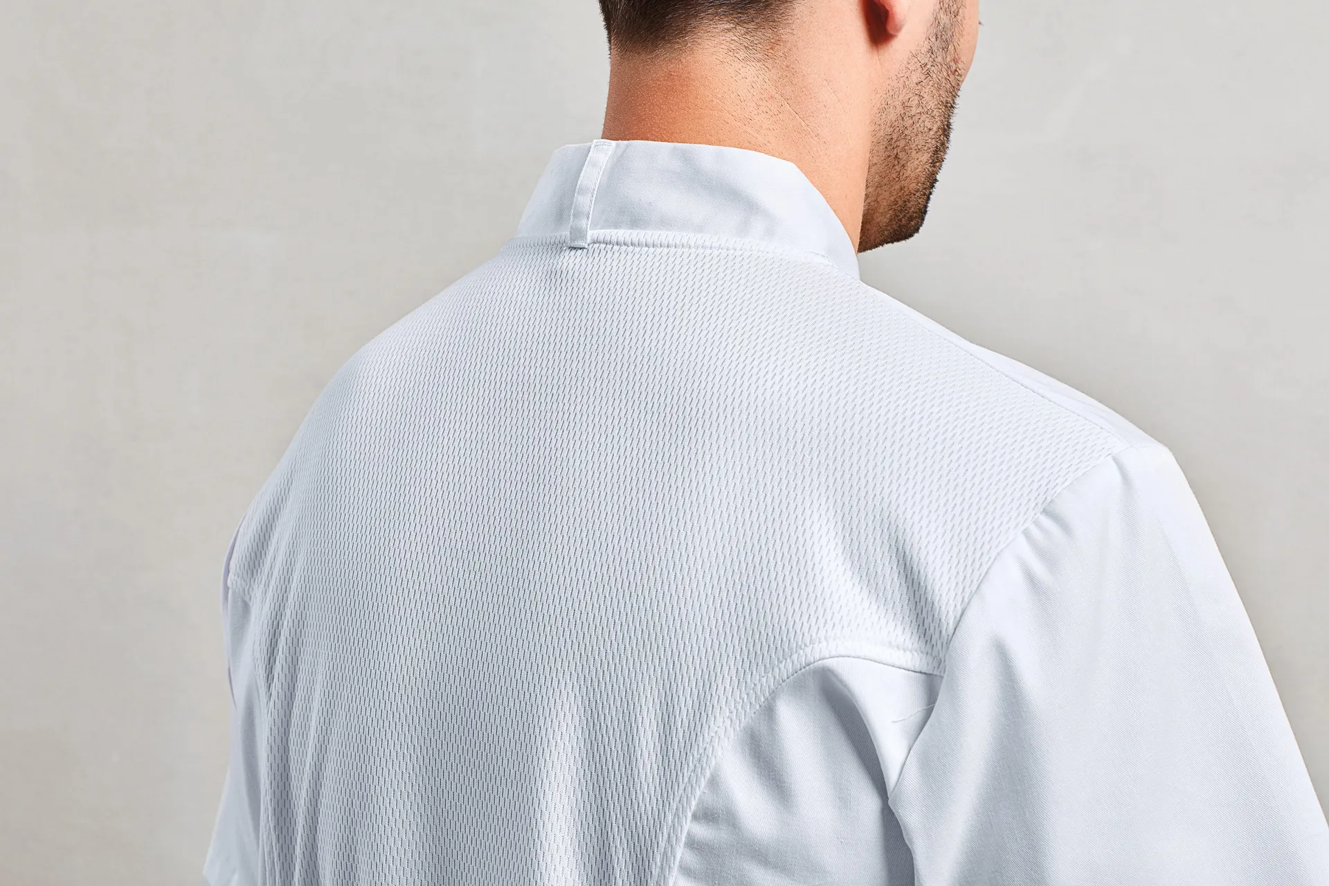 Kurzärmlige Coolchecker®-Kochjacke