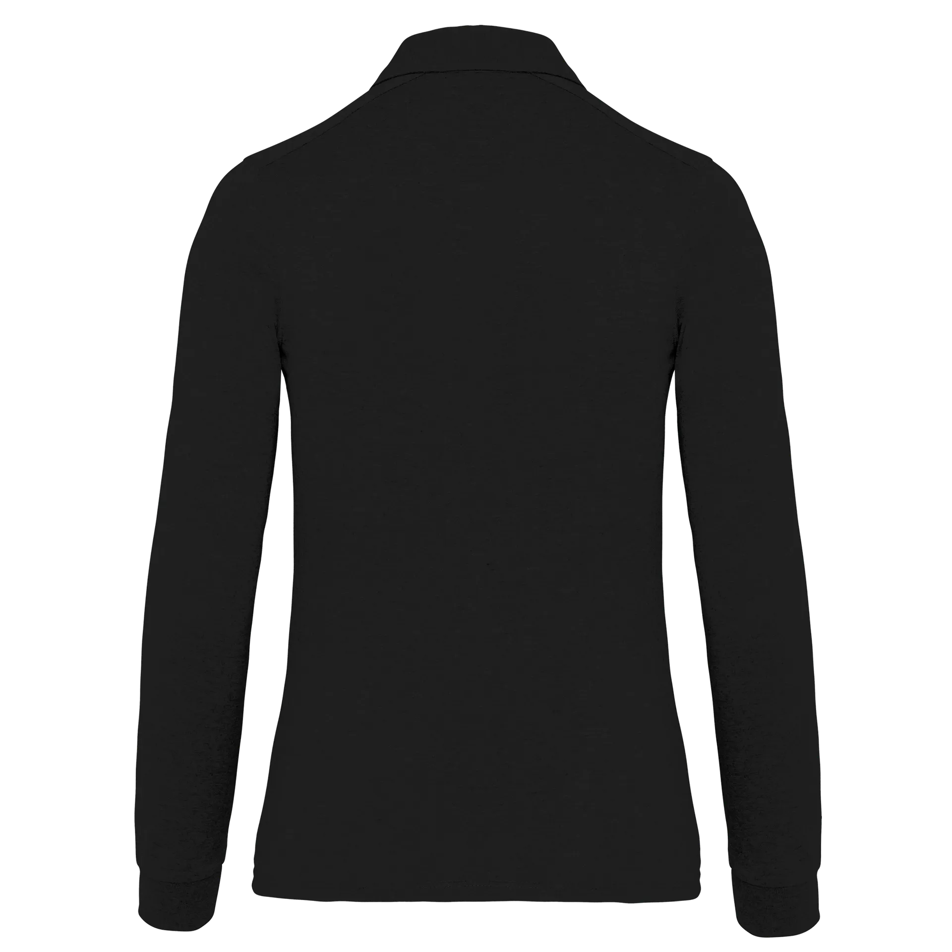 Langarm-Polohemd für Damen aus Jersey