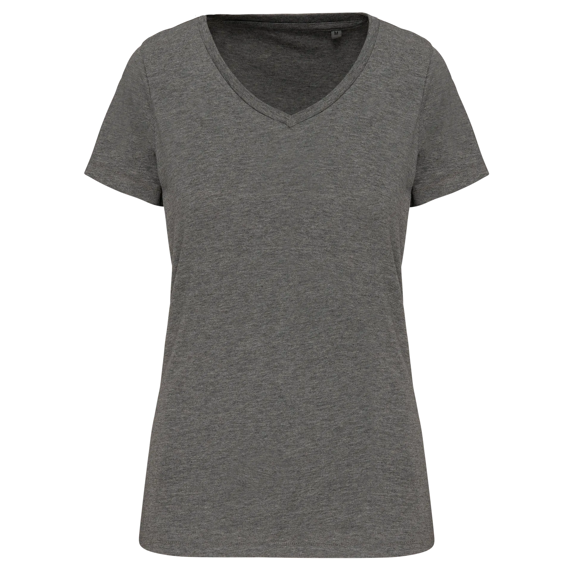 Damen-T-Shirt Supima® mit V-Ausschnitt und kurzen Ärmeln