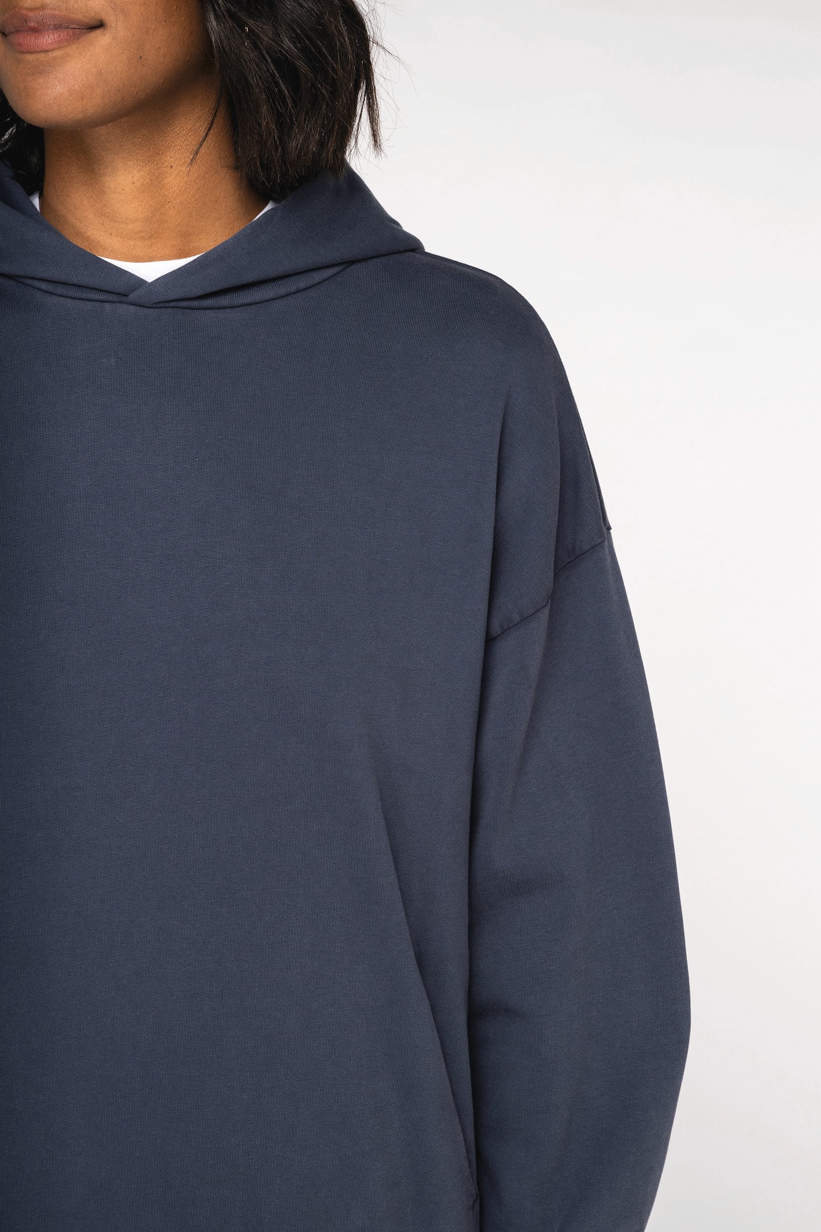 Ausgewaschenes umweltfreundliches Oversize Unisex-Kapuzensweatshirt Ausgewaschenes umweltfreundliches Oversize Unisex-Kapuzensweatshirt