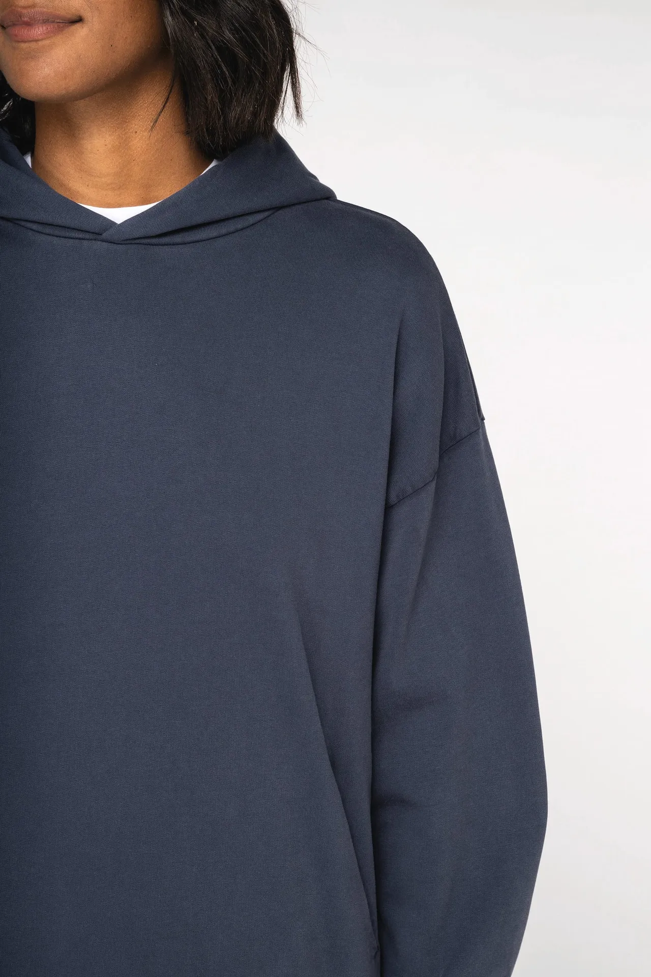 Ausgewaschenes umweltfreundliches Oversize Unisex-Kapuzensweatshirt