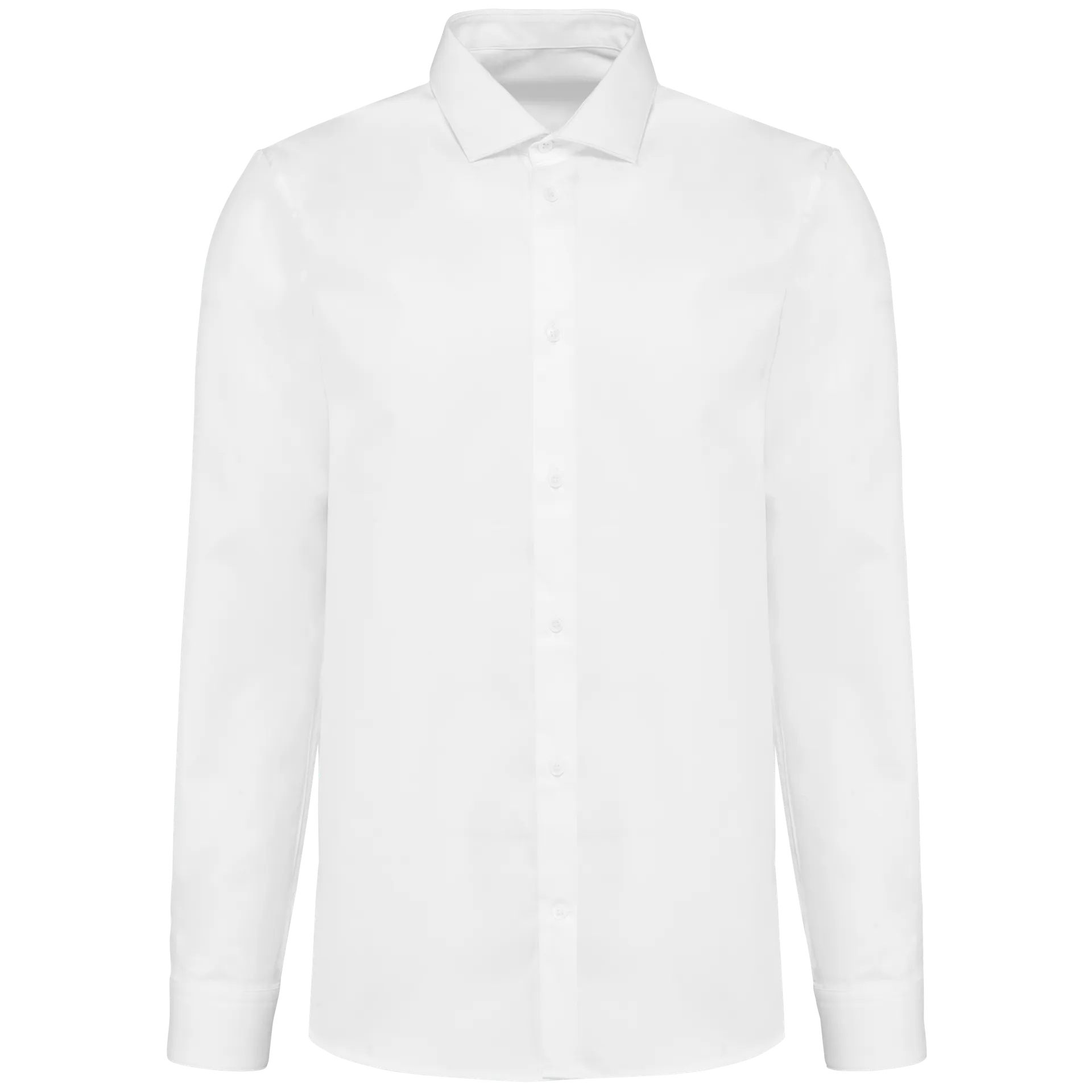 Popeline-Hemd für Herren mit langen Ärmeln