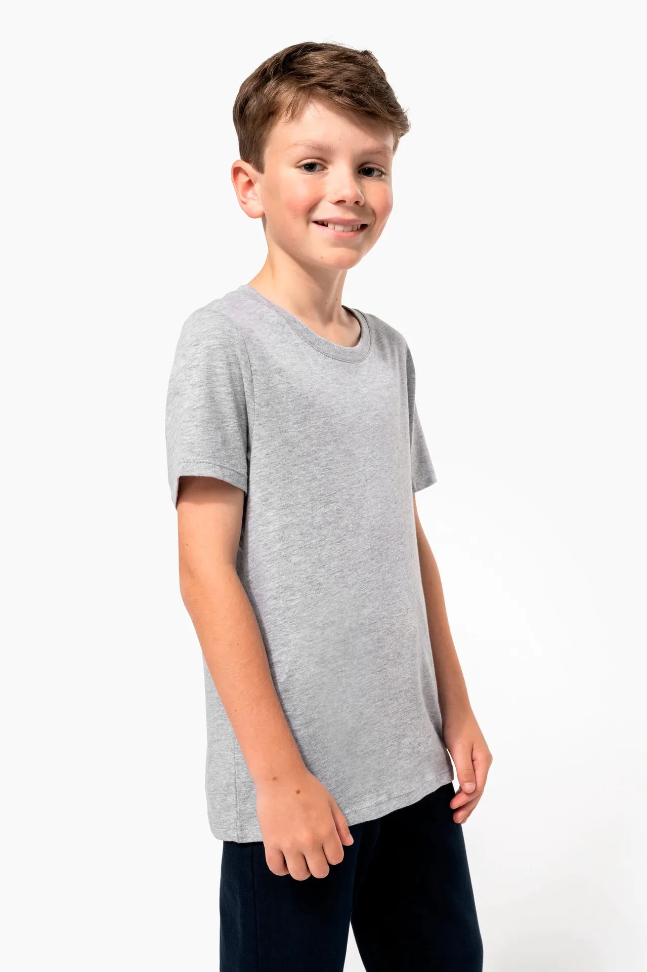 Kinder-T-Shirt mit Rundhalsausschnitt
