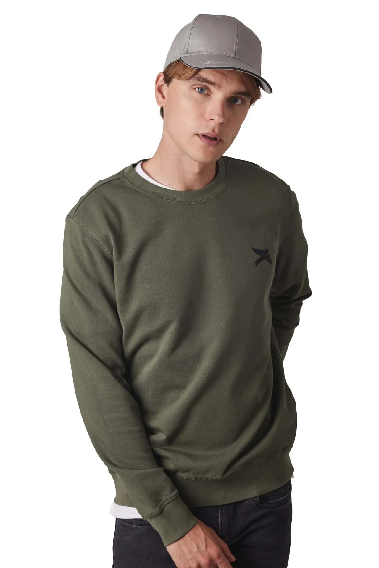 6-Panel-Kappe mit Kontrast-Sandwichschirm