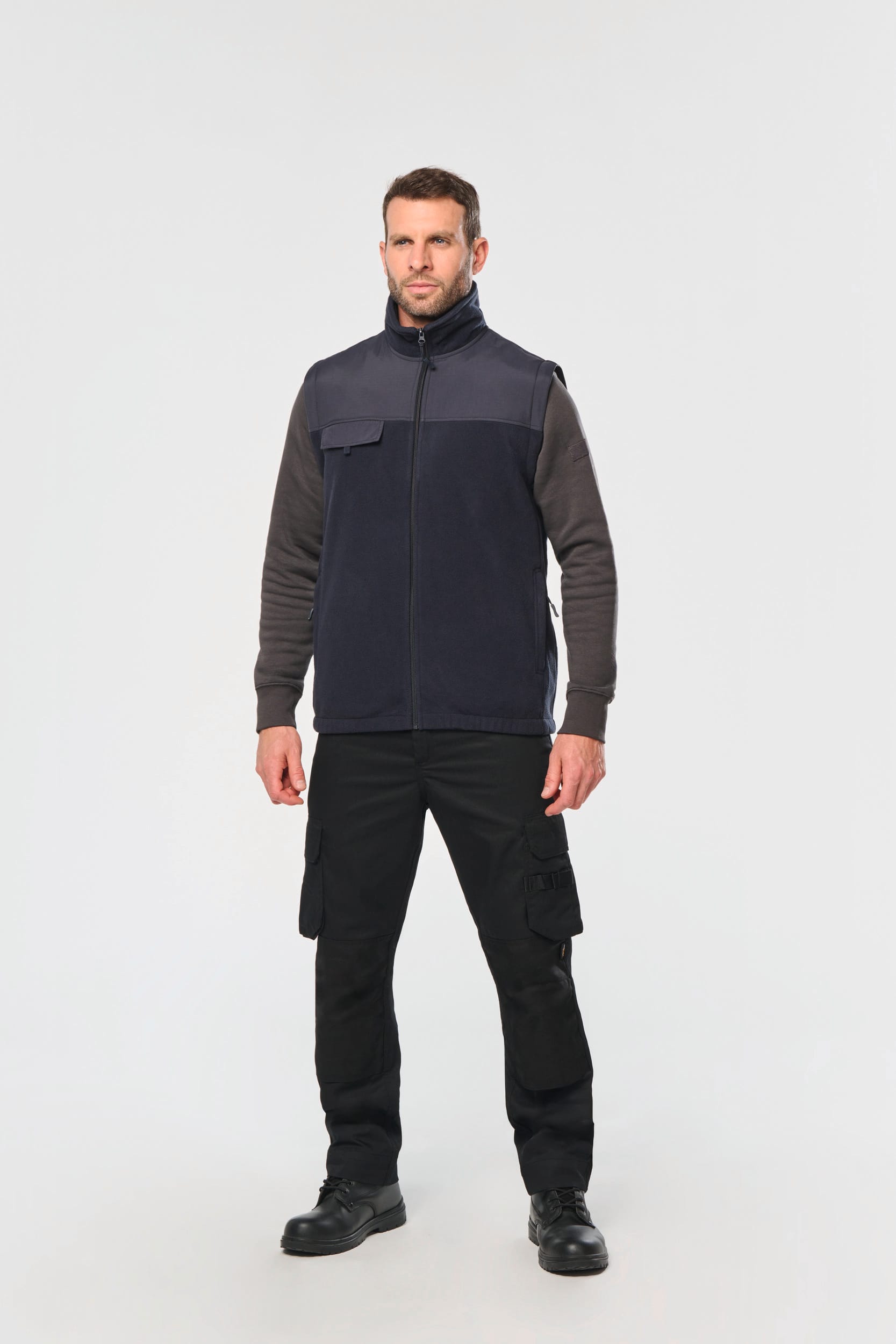 Fleecejacke mit abnehmbaren Ärmeln Fleecejacke mit abnehmbaren Ärmeln