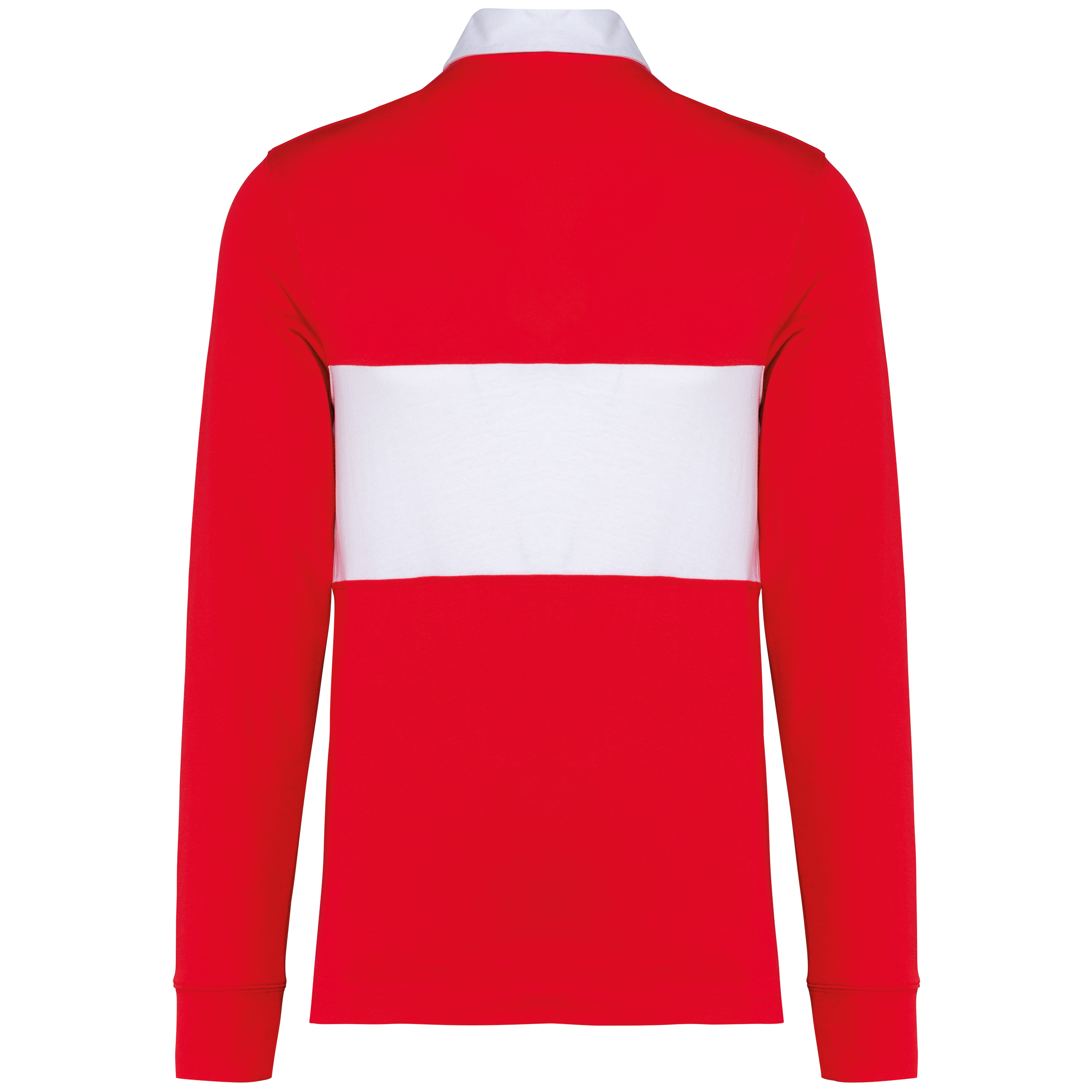 Rugby-Polohemd mit langen Ärmeln