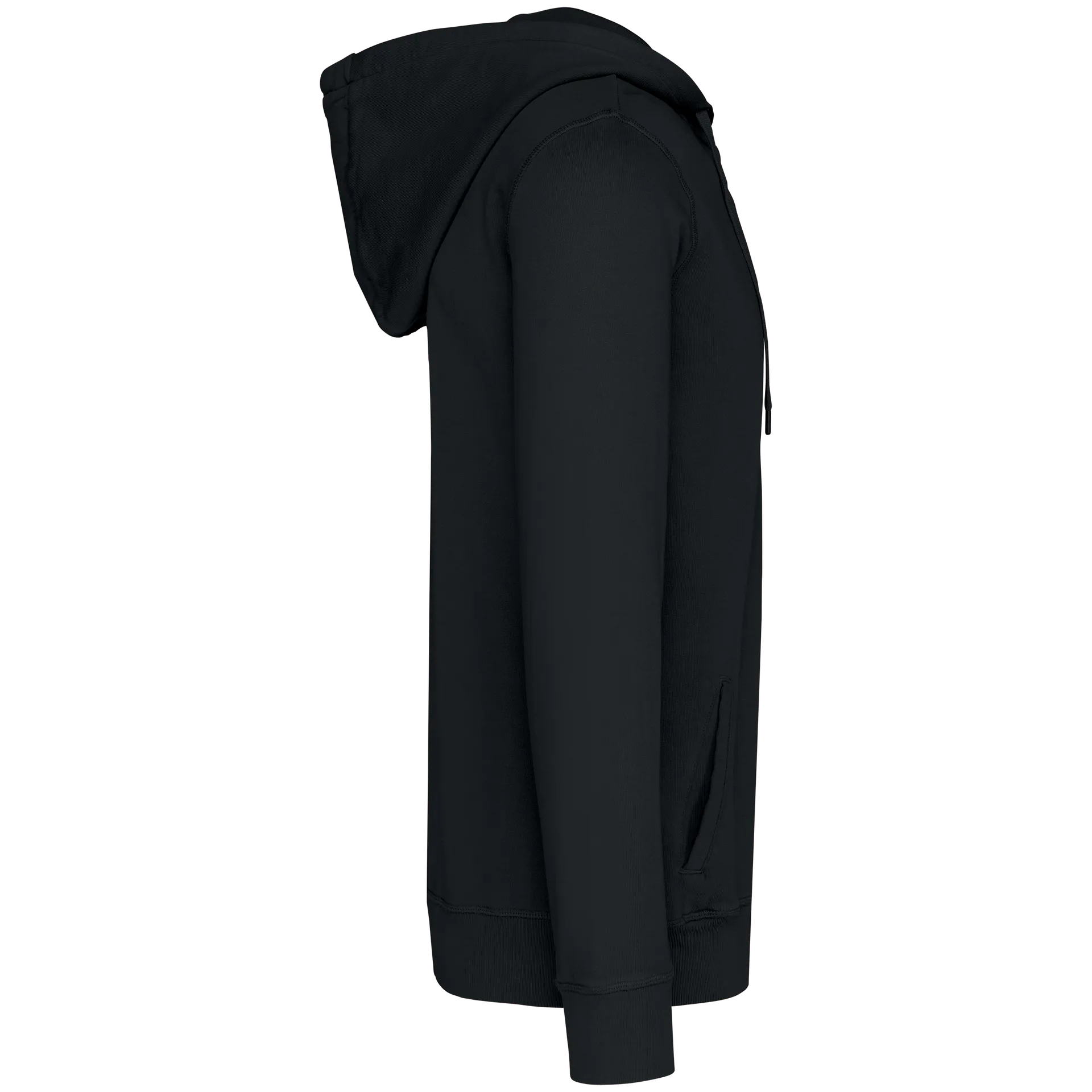 Umweltfreundliches Unisex-Kapuzensweatshirt aus French Terry mit Reißverschluss