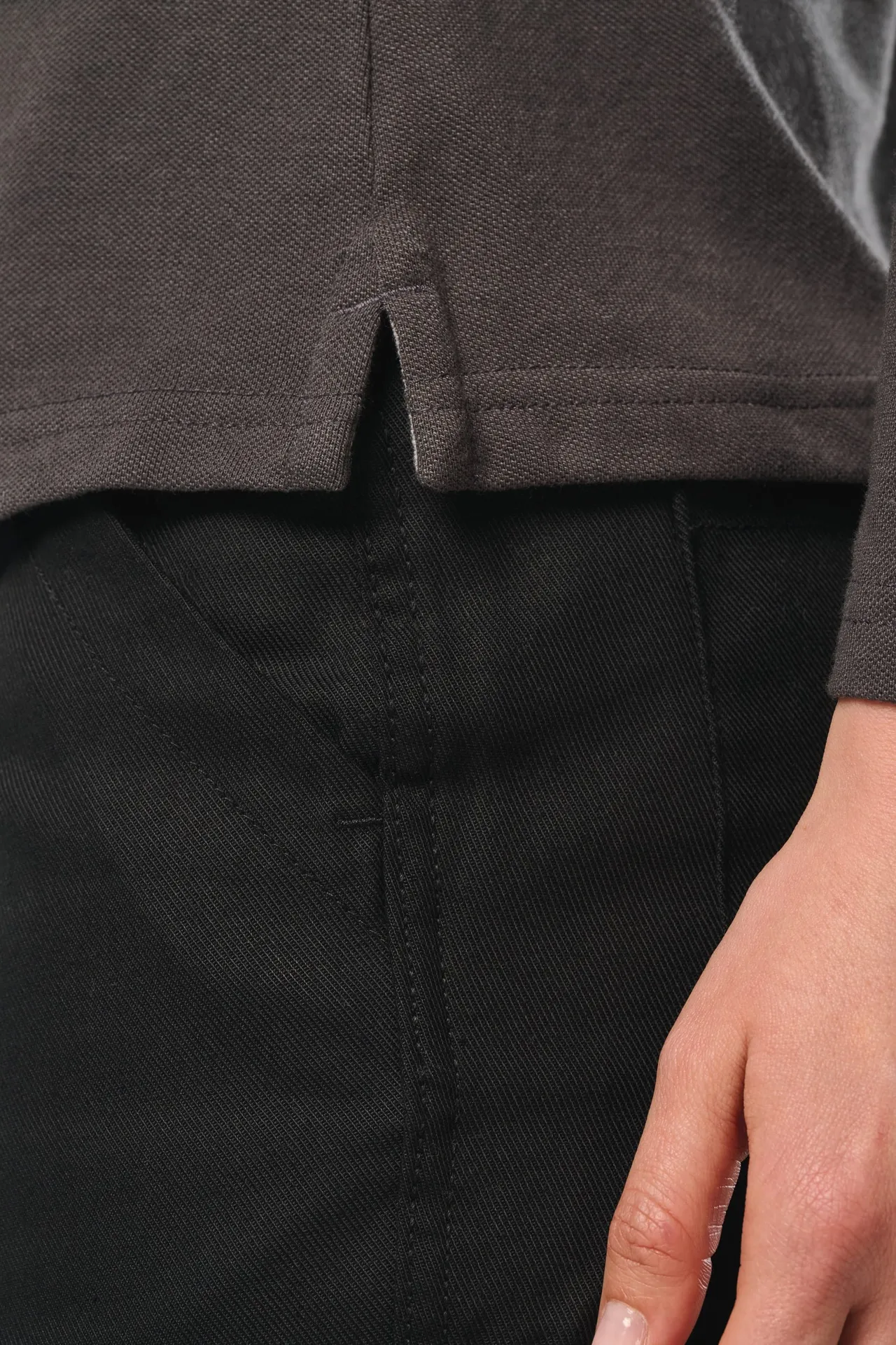 Langarm-Polohemd für Damen