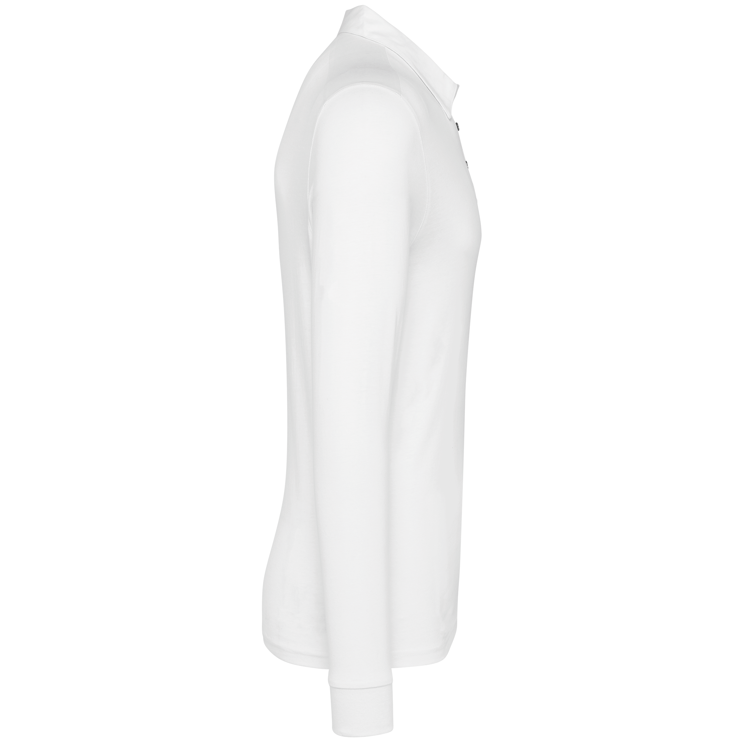 Langarm-Polohemd für Herren aus Jersey