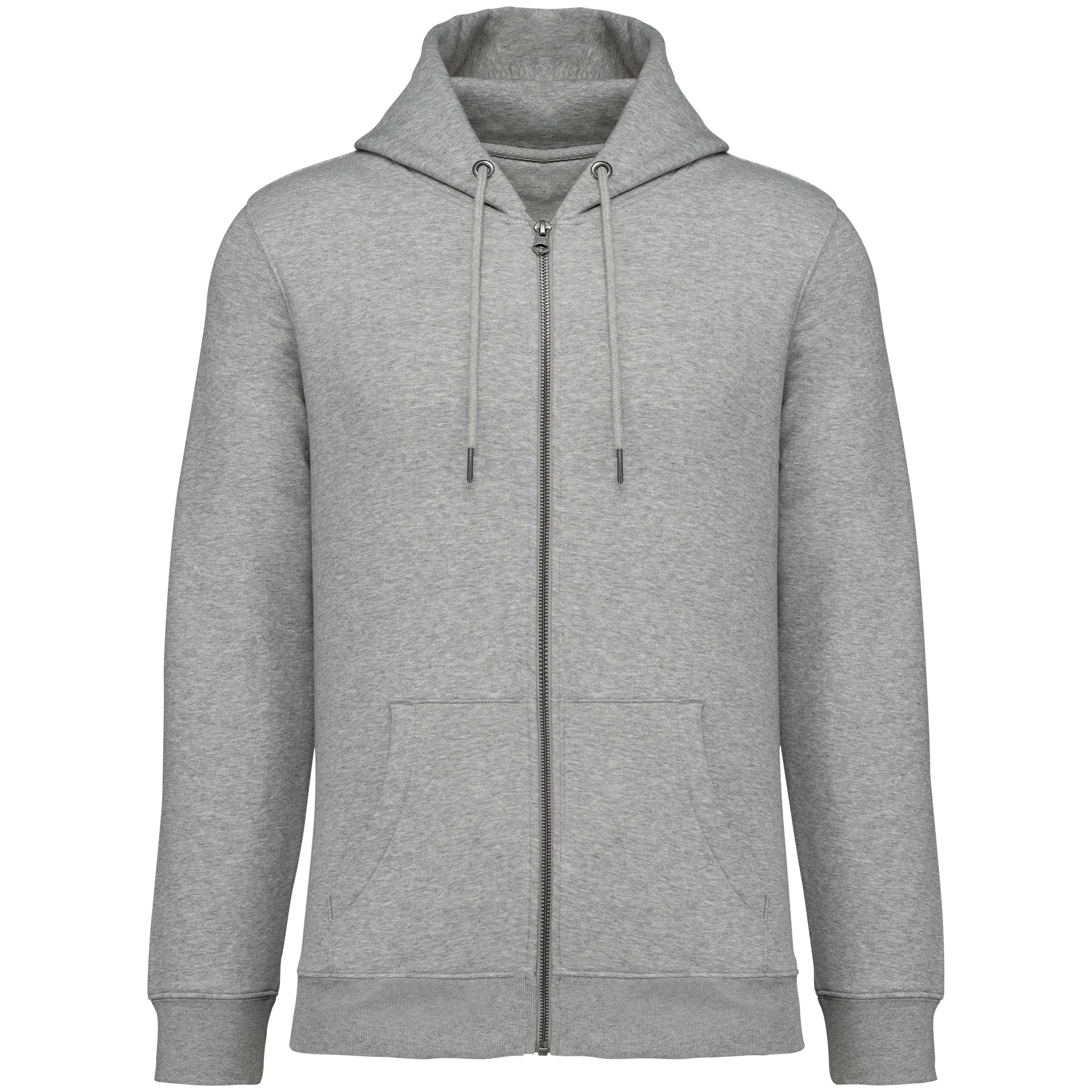 Umweltfreundliches Unisex Kapuzensweatshirt mit Reißverschluss