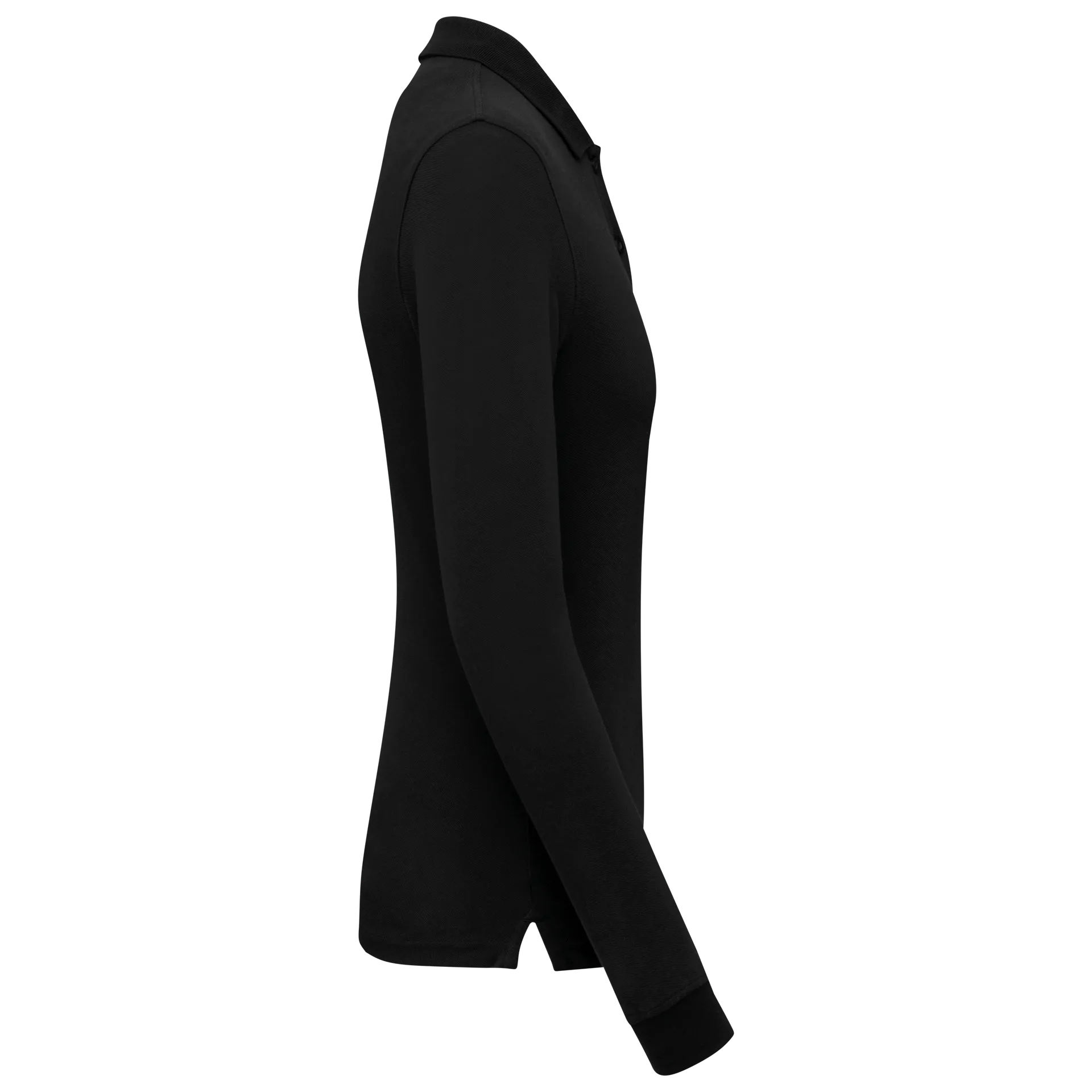 Damen Piqué-Polohemd lange Ärmel Bio180