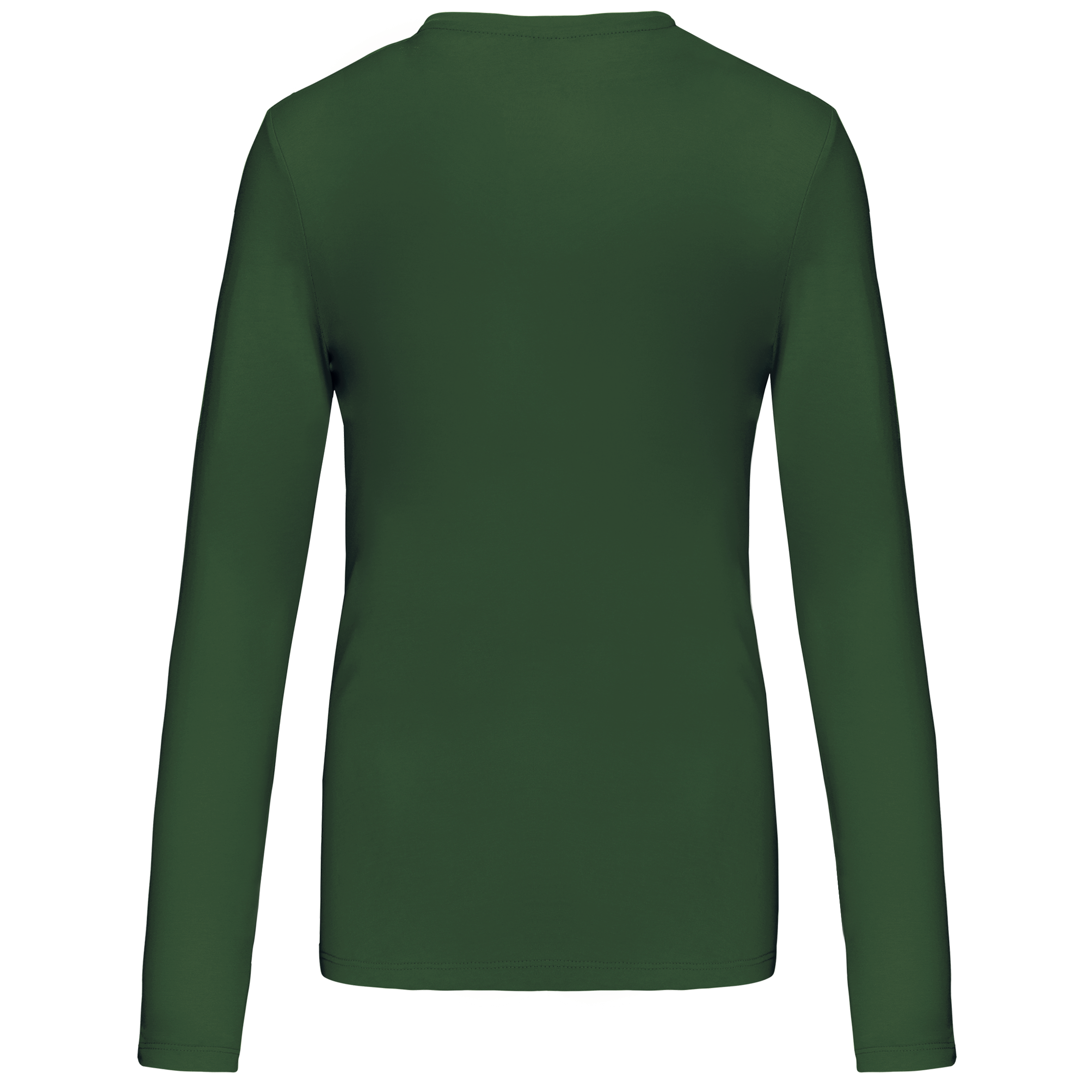 Ladies' long-sleeved crew neck T-shirt