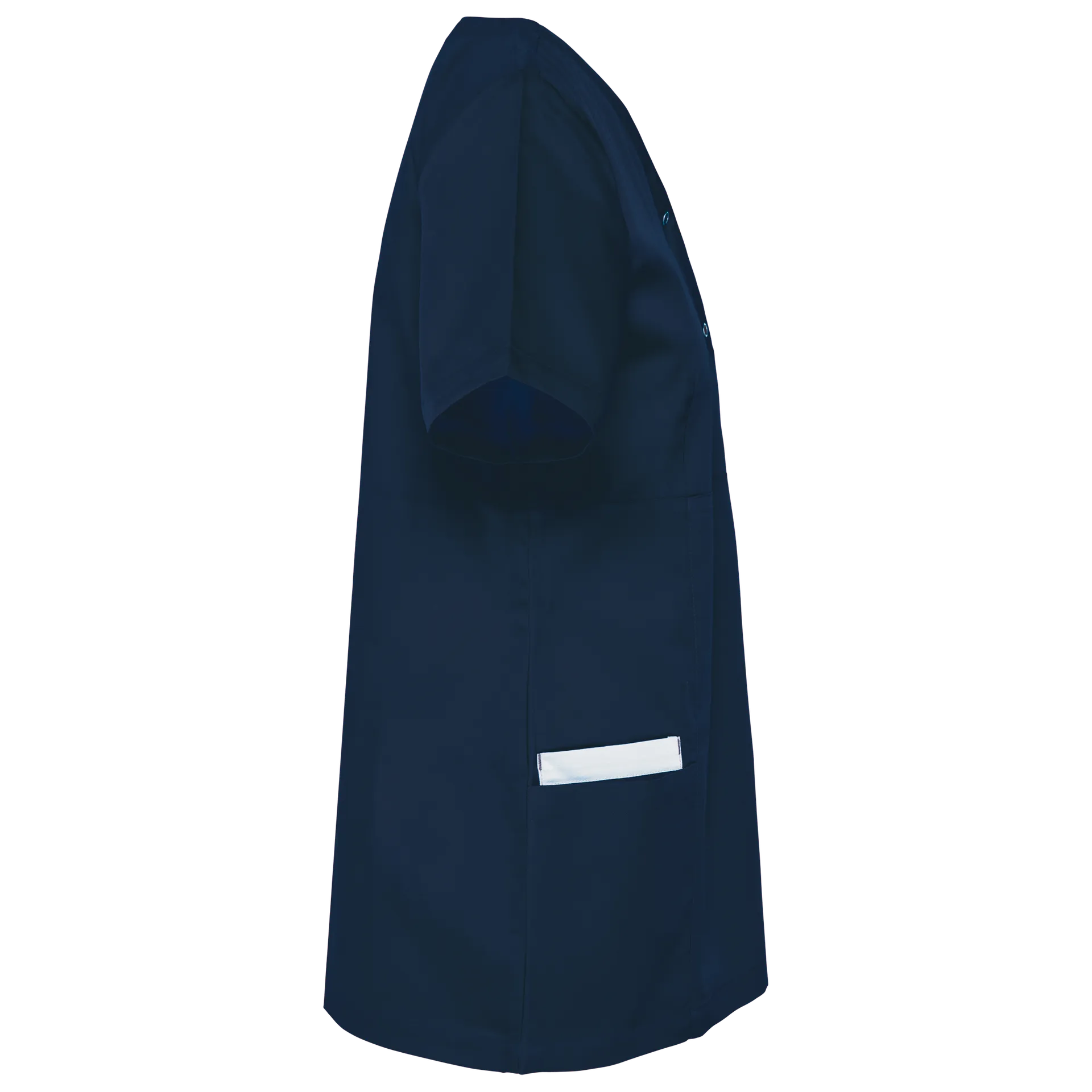 Damenkittel aus Baumwollpolyester mit Druckknöpfen