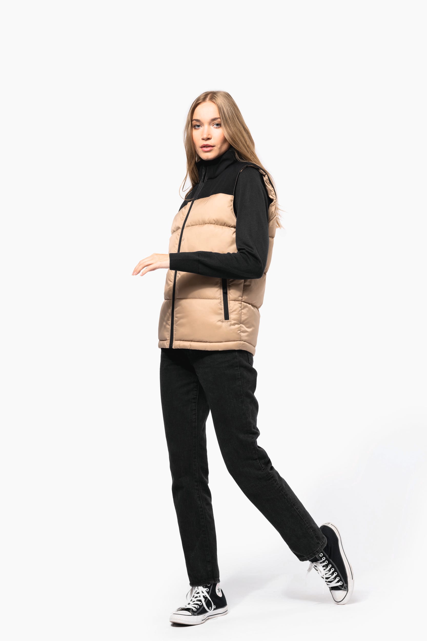 Gesteppter Unisex-Bodywarmer in zwei Farbtönen