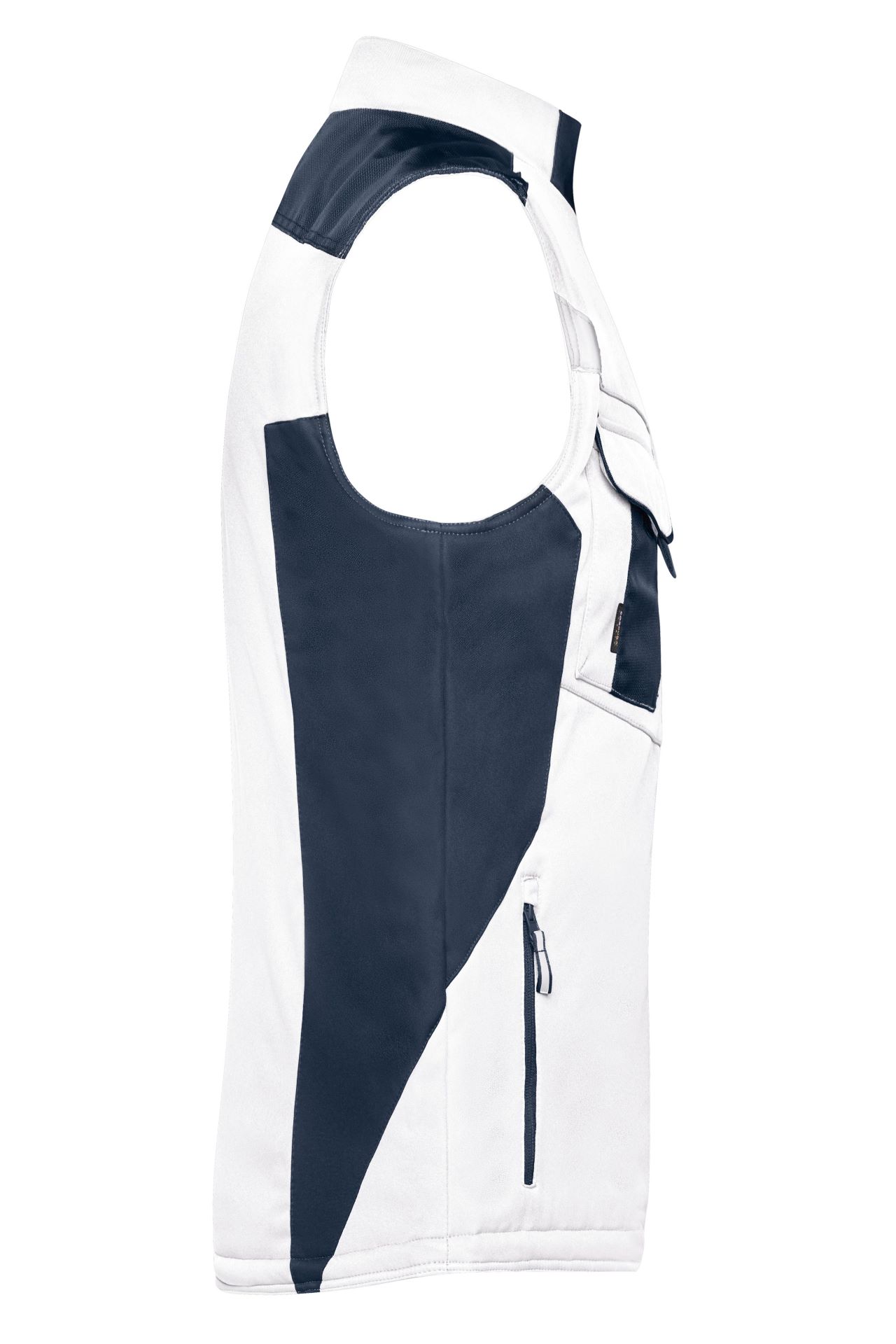 James & Nicholson JN825 – Robuste Winter Softshell-Arbeitsweste mit CORDURA®