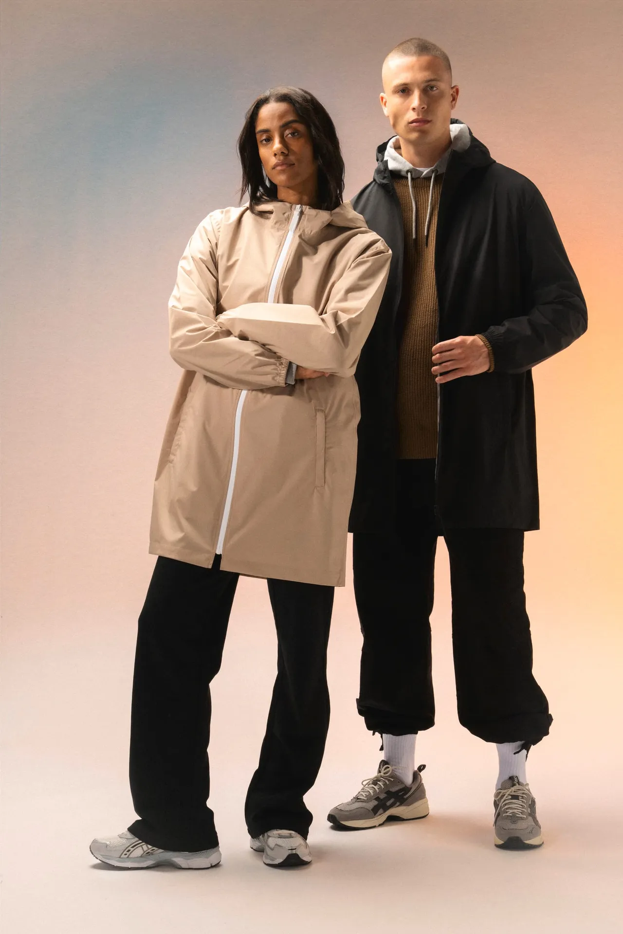 Umweltfreundliche wasserdichte Unisex-Jacke