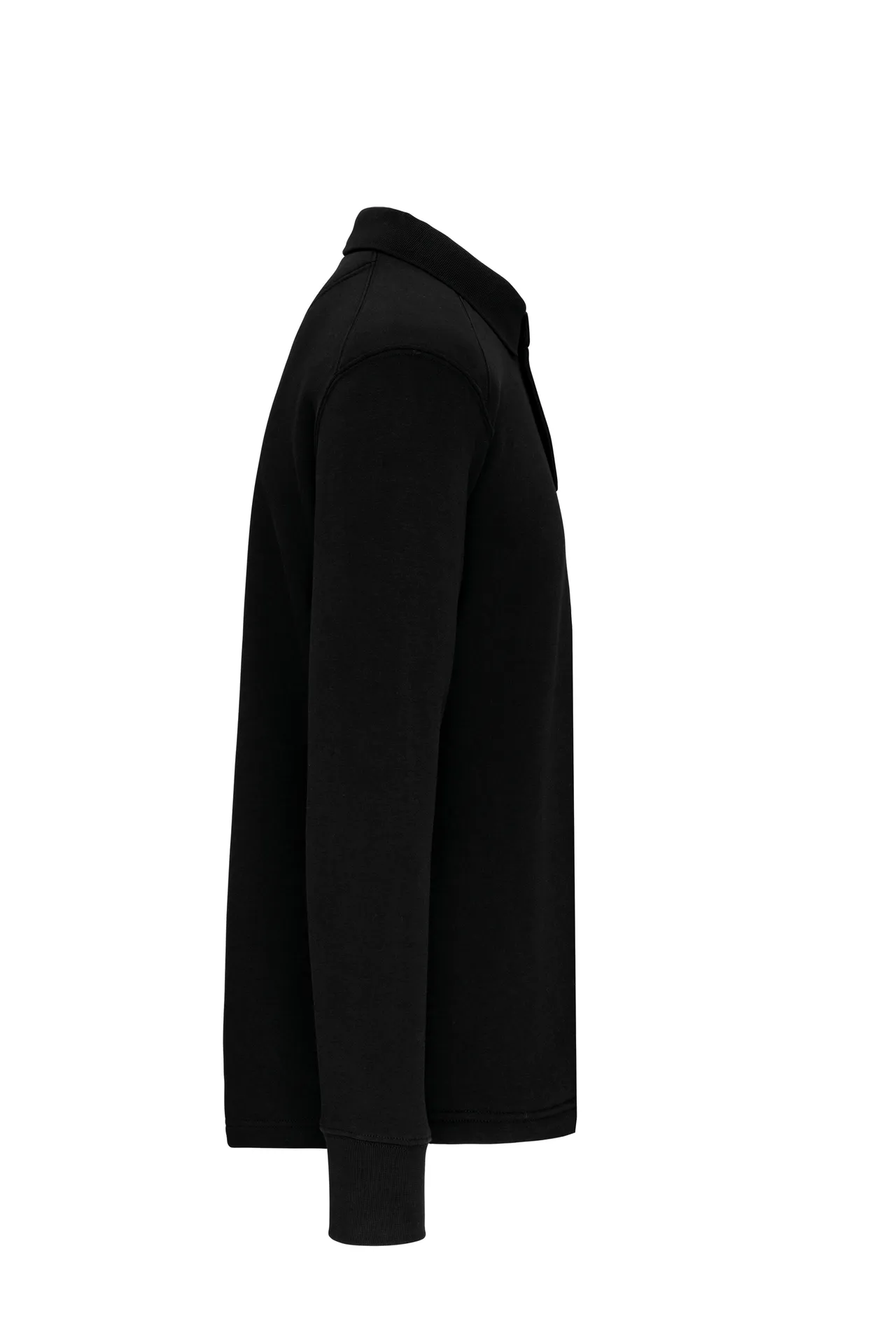 Sweatshirt mit Polokragen