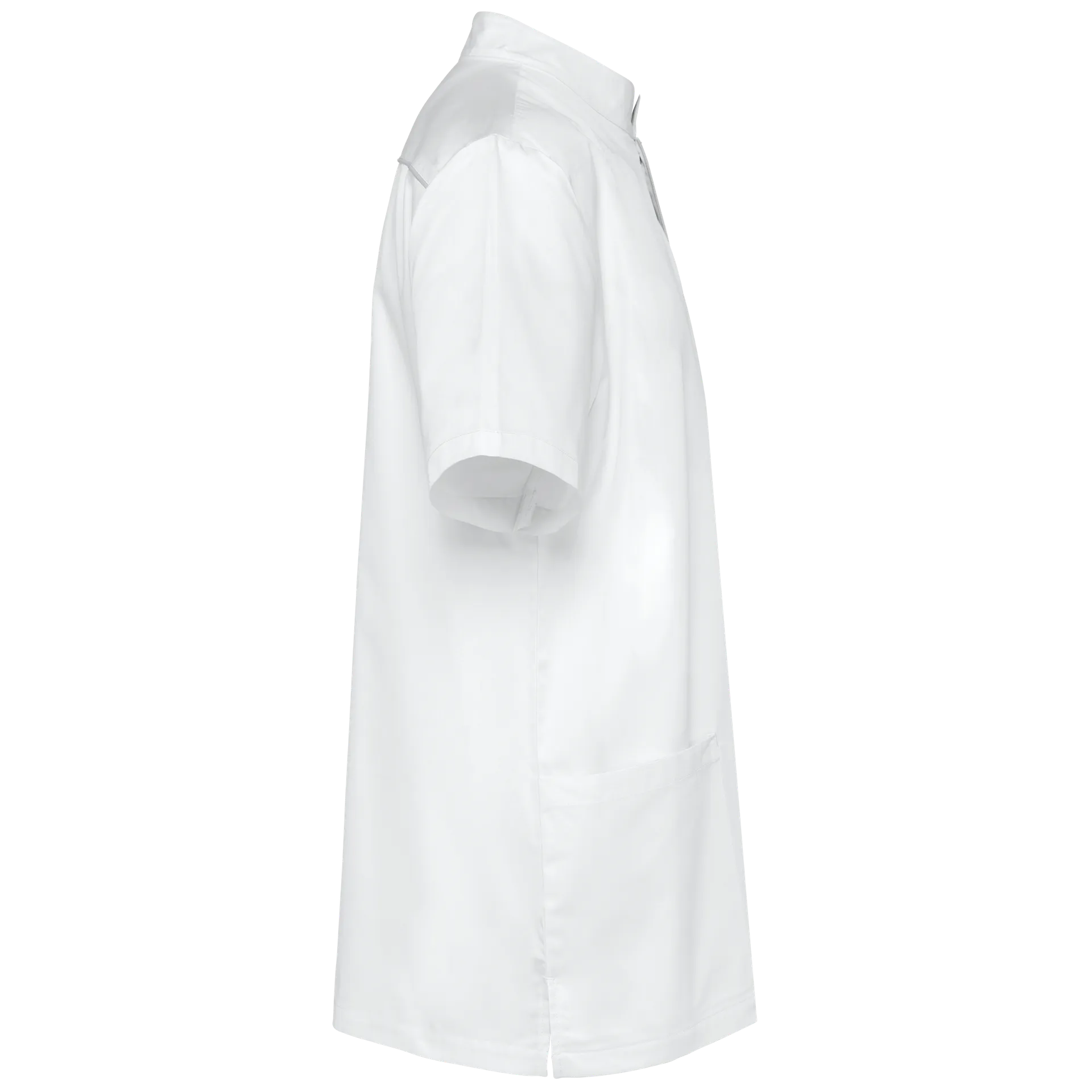 Herrenkittel aus Baumwollpolyester mit Druckknöpfen