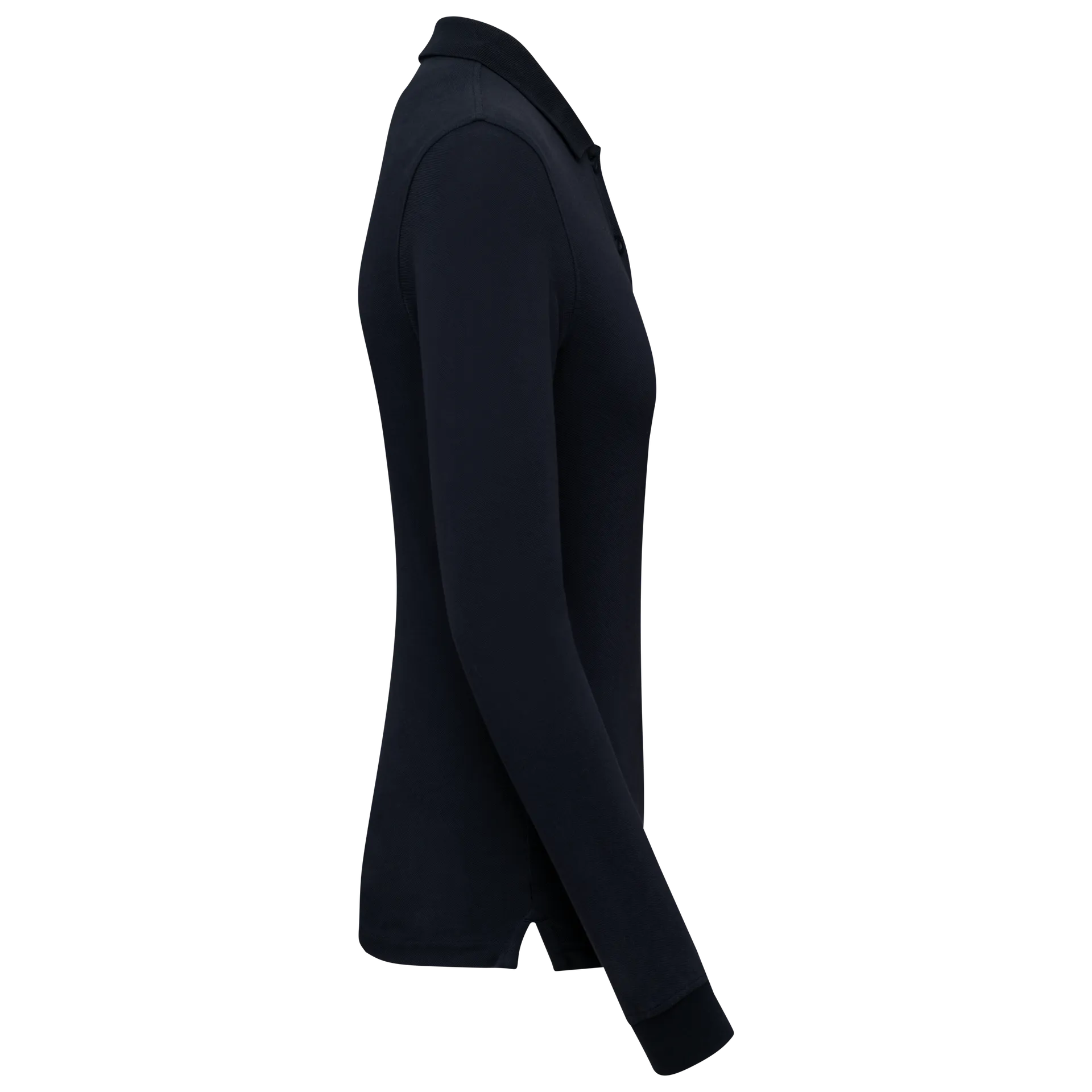 Damen Piqué-Polohemd lange Ärmel Bio180