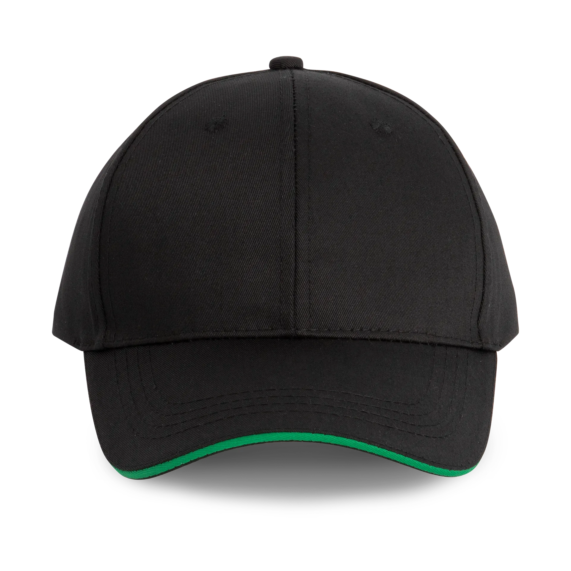 6-Panel-Cap mit Kontrast-Sandwichschirm