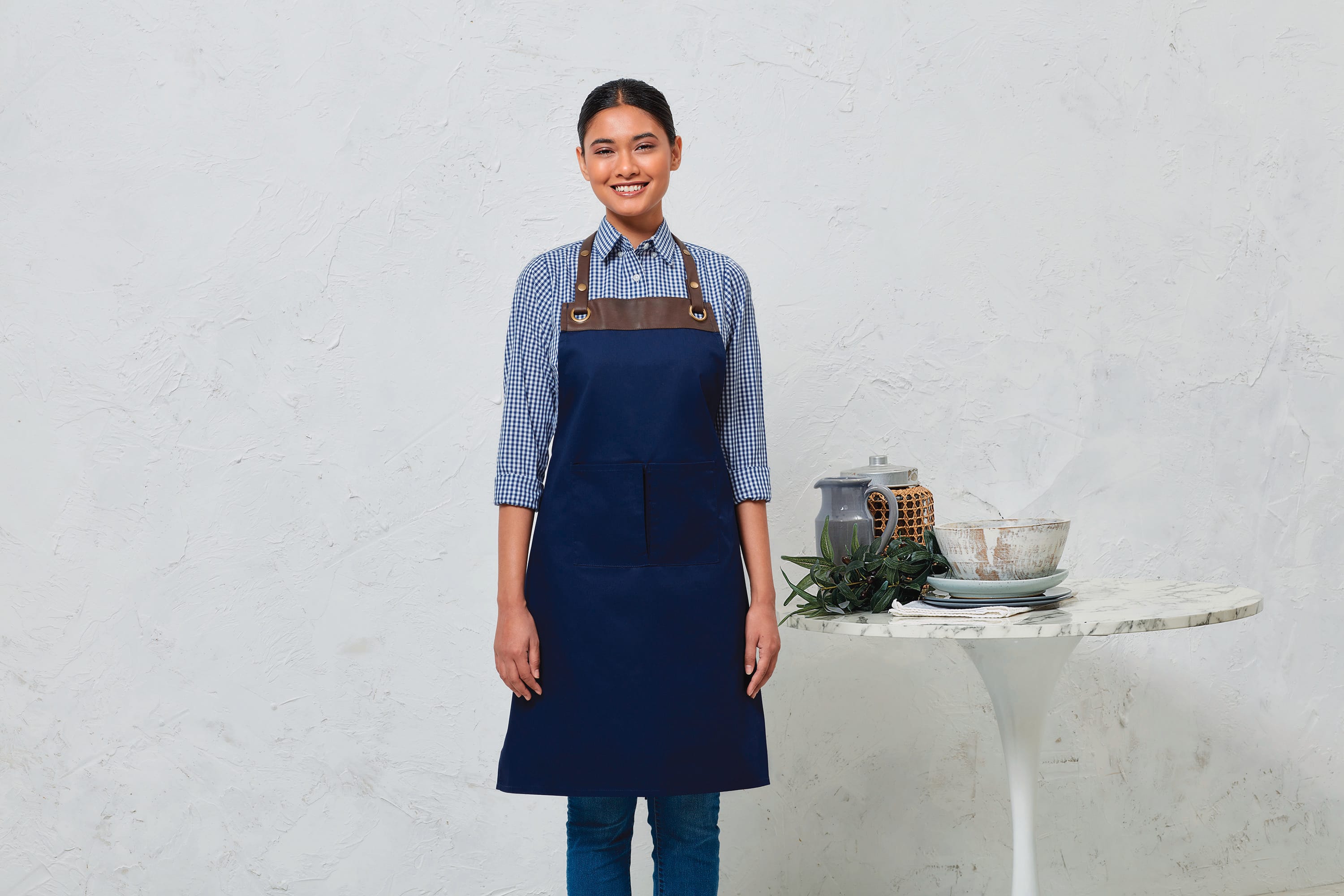 Latzschürze Espresso