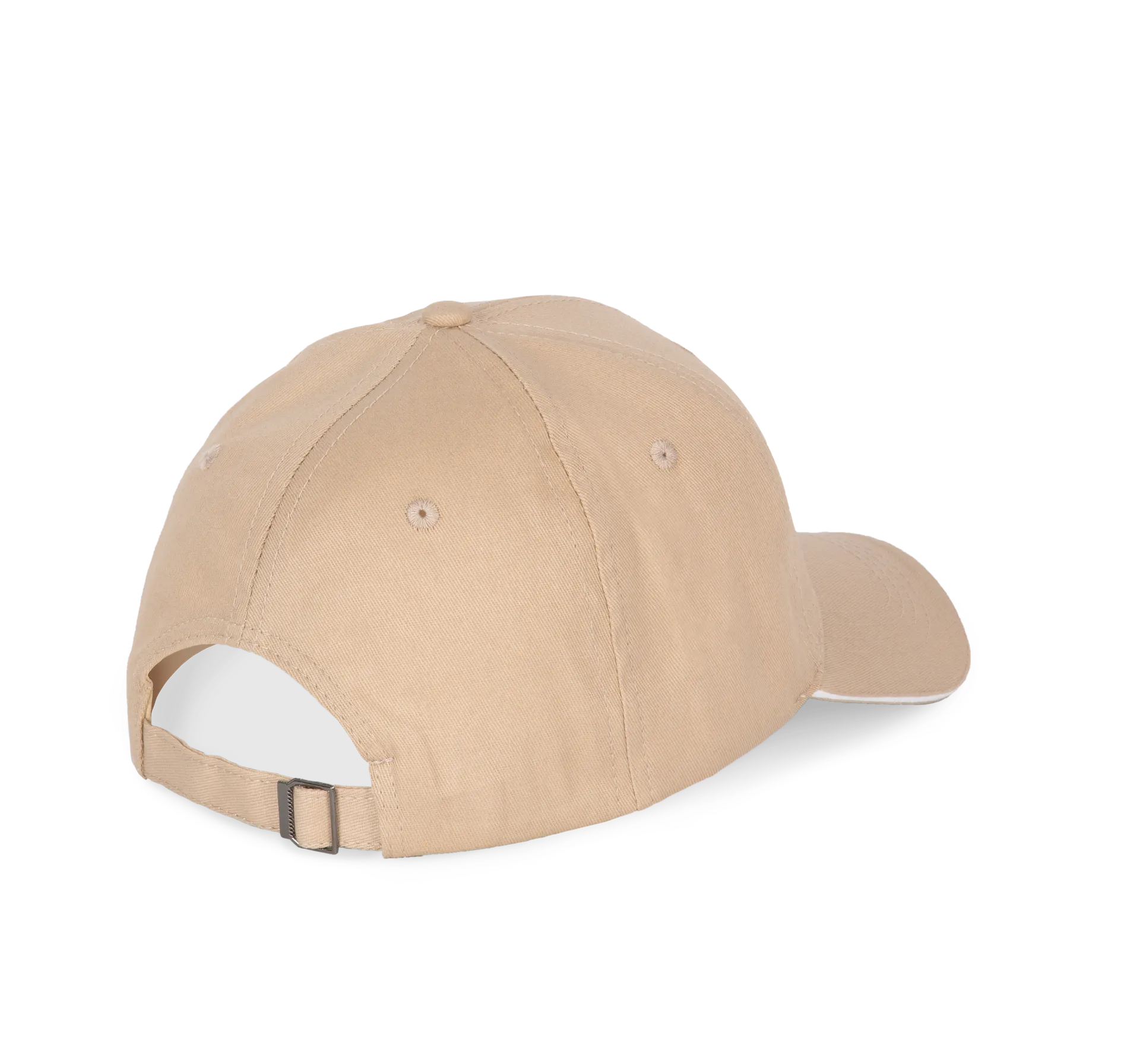 6-Panel-Kappe mit Kontrast-Sandwichschirm