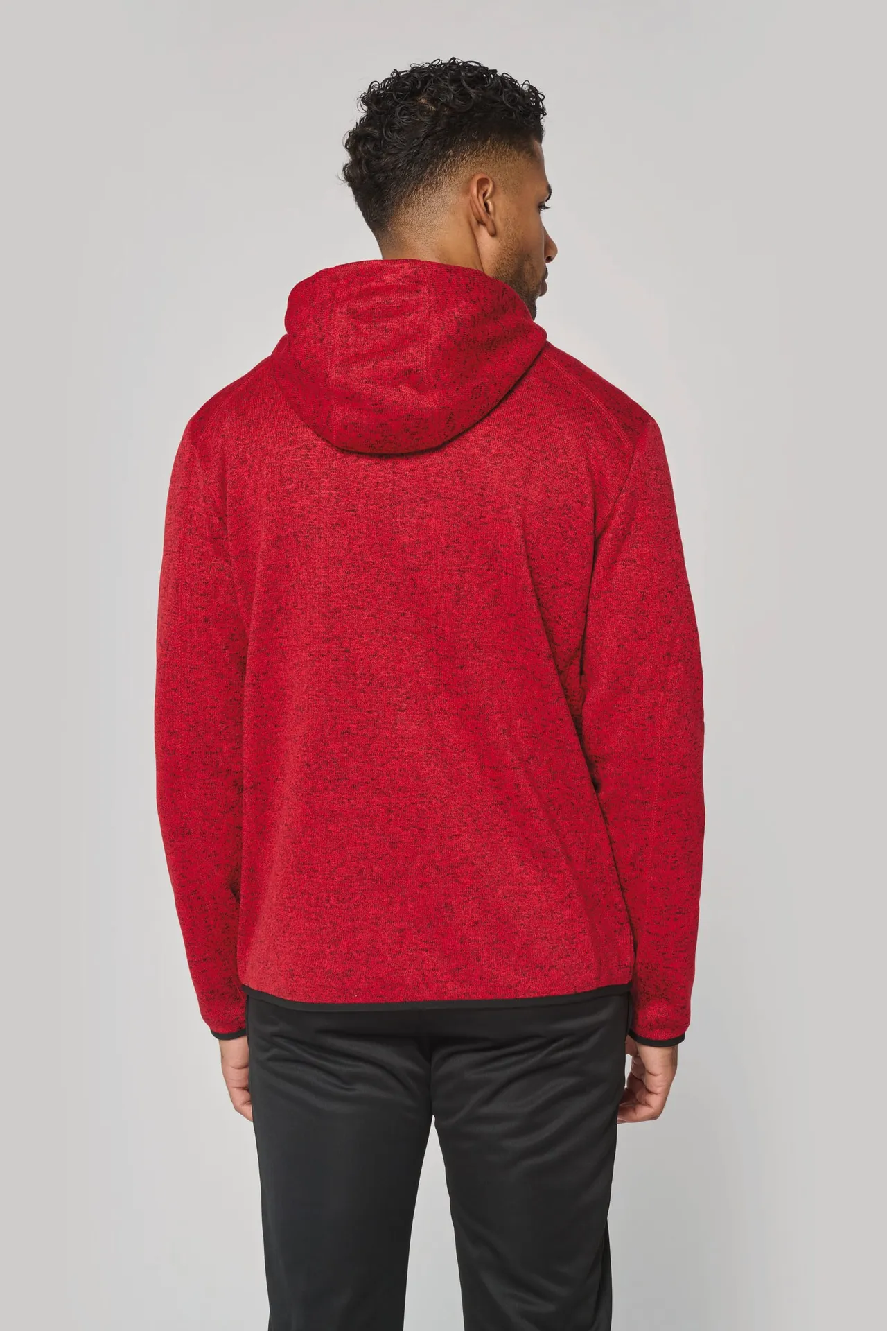 Herren-Hoodie aus Chiné